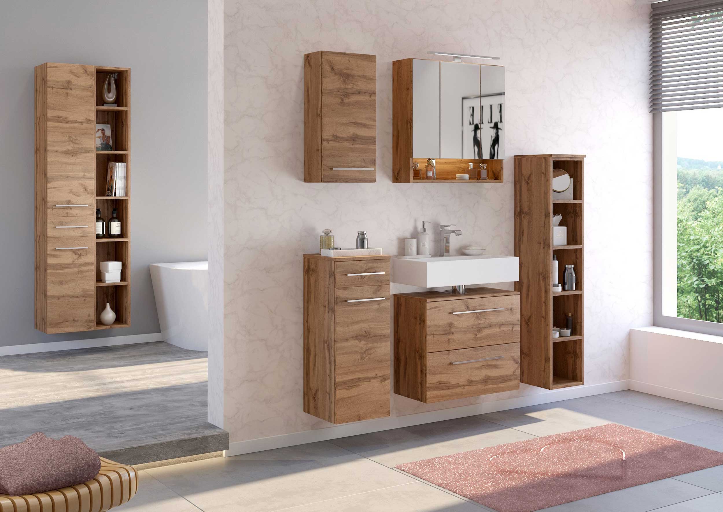 Colonne ouverte Sefa haut 25cm - chêne wotan - Image 8