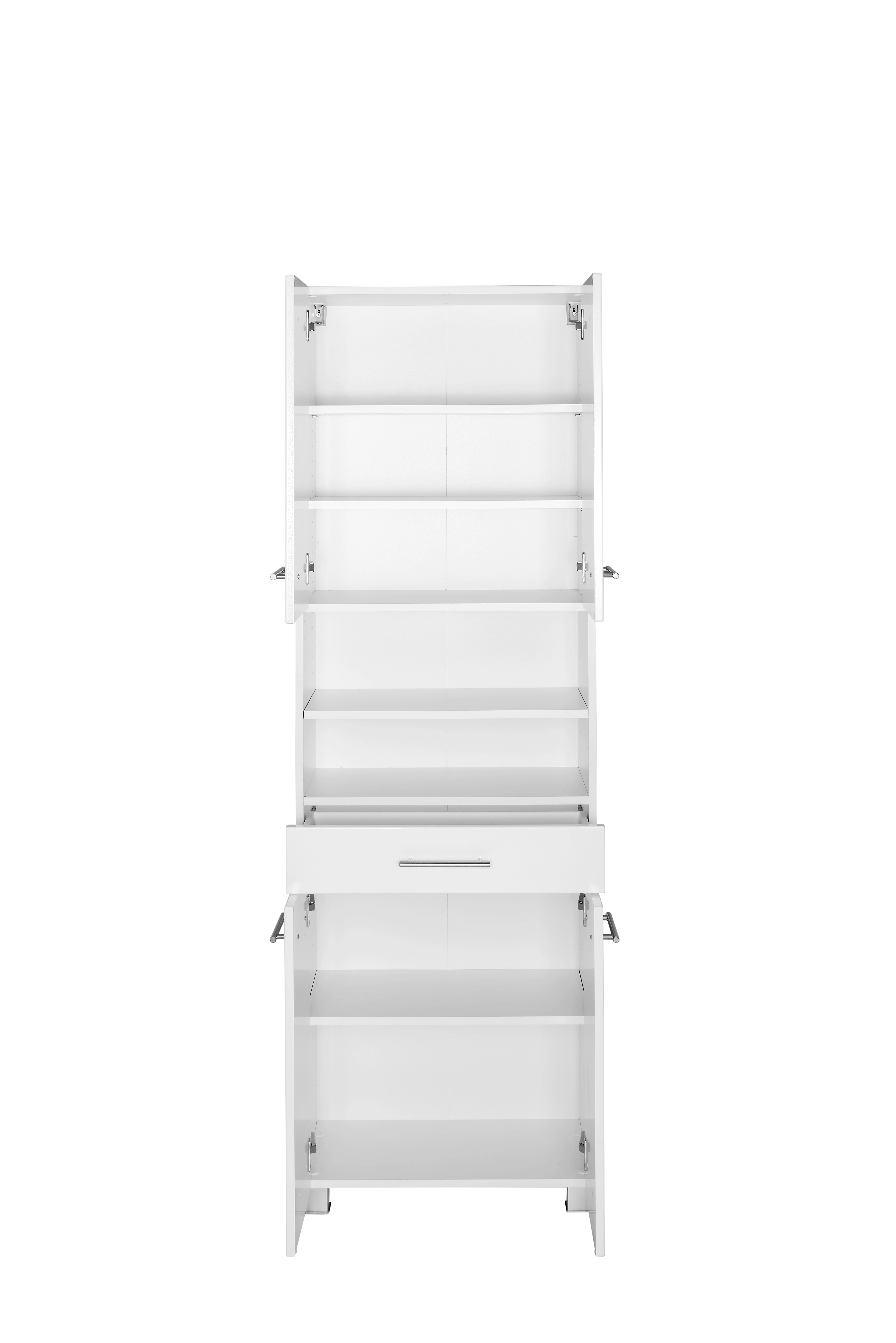 Colonne Pollet 60cm 4 portes et 1 tiroir - blanc - Image 11