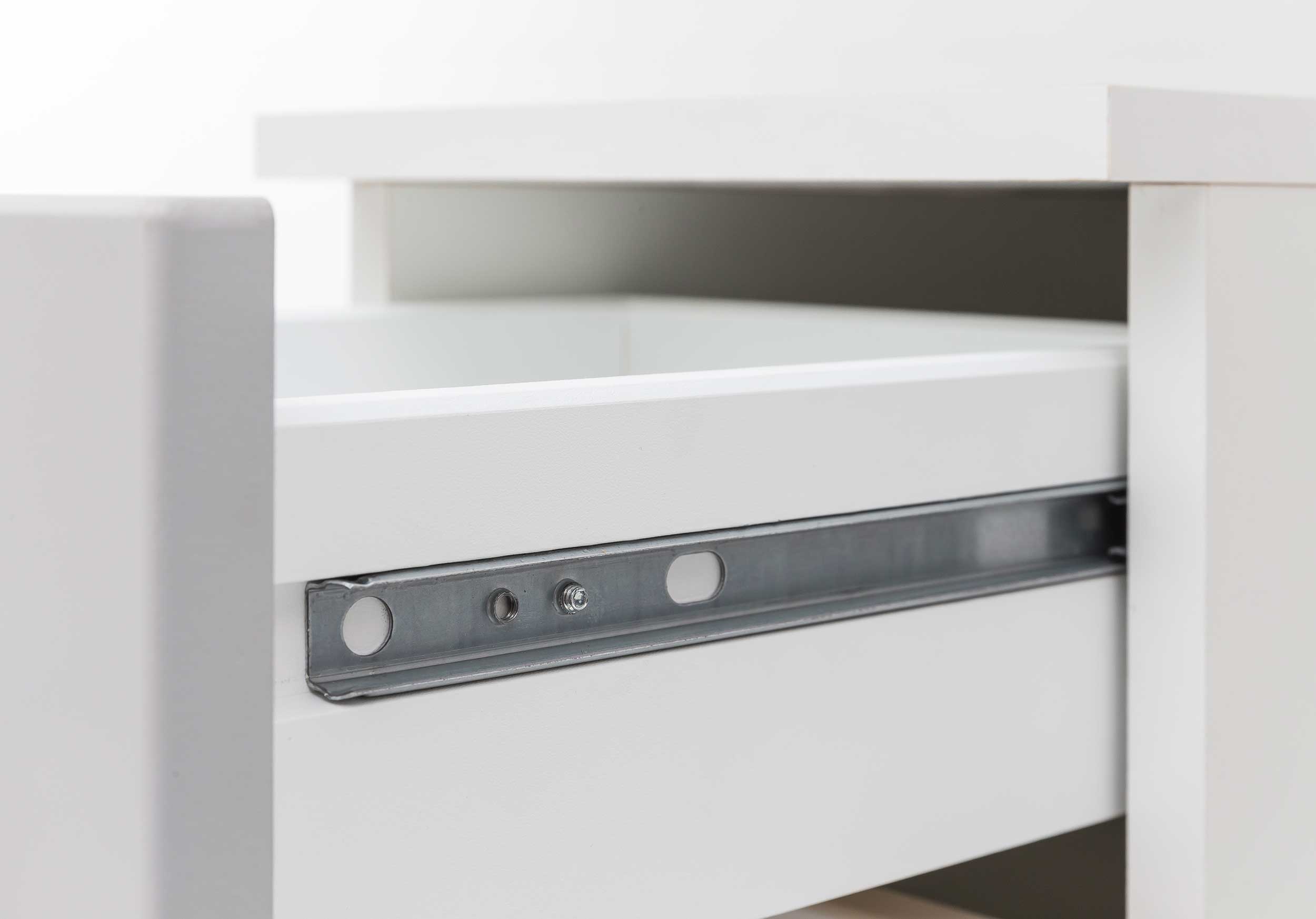 Colonne Ricca 25cm 2 portes & 1 tiroir - blanc/vert - Image 6