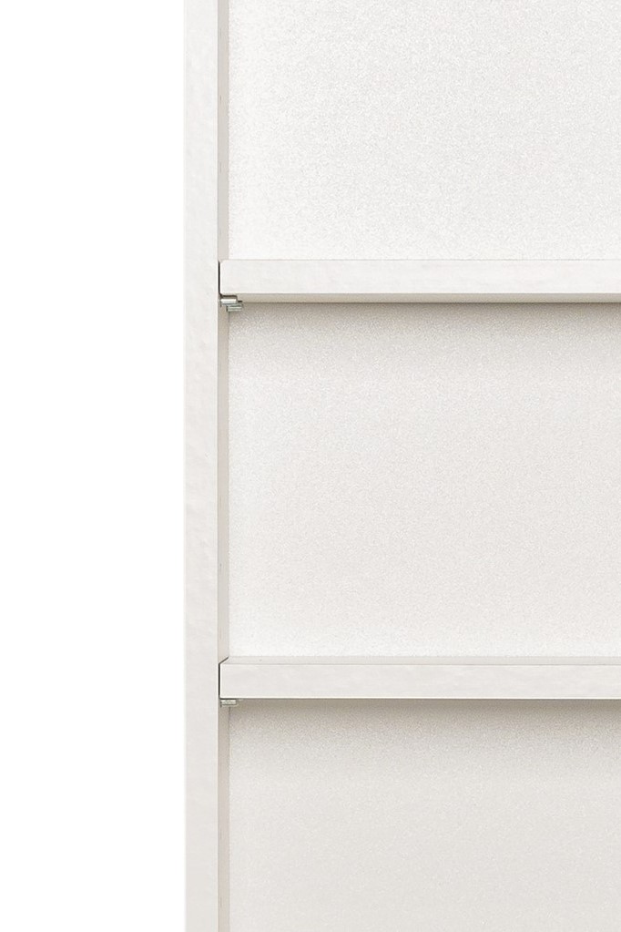 Colonne salle de bains Small 50cm 2 portes - blanc brillant - Image 5