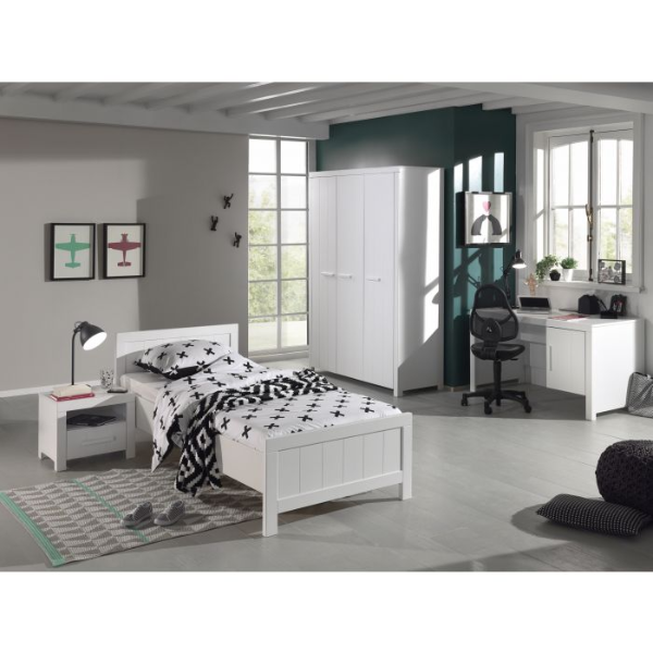 Combinaison de chambre d'enfant Erik 3-blanc