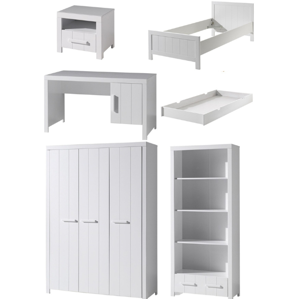 Combinaison de chambre d'enfant Erik 6-blanc