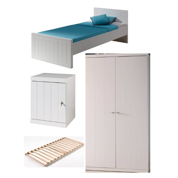 Combinaison de chambre d'enfant Robin 1-blanc