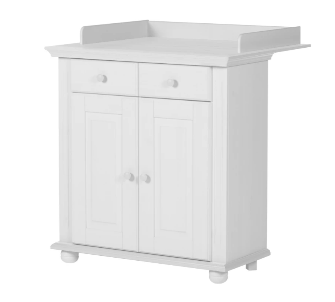 Commode à langer Laurel - blanc - Image 3