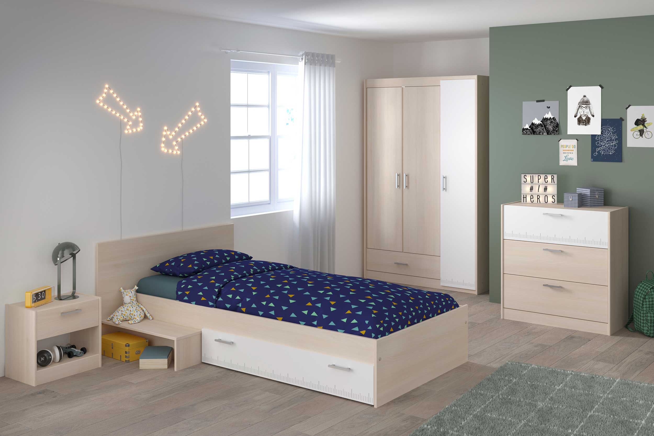 Commode Carlos 3 tiroirs - Image 6