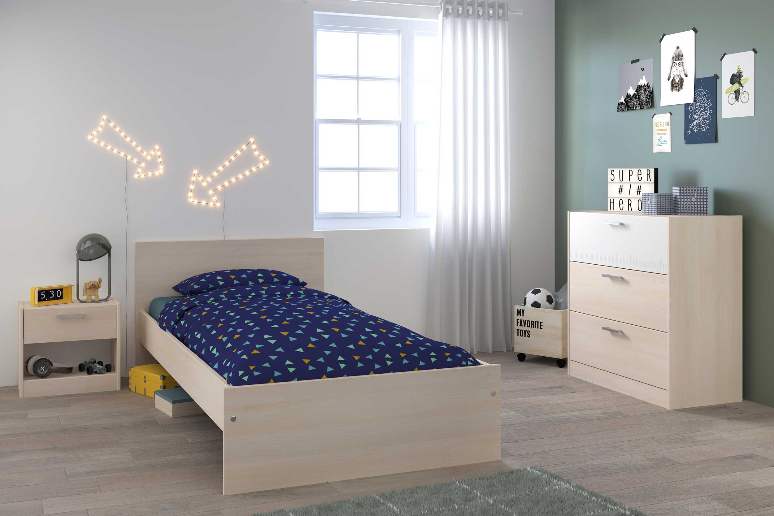 Commode Carlos 3 tiroirs - Image 8