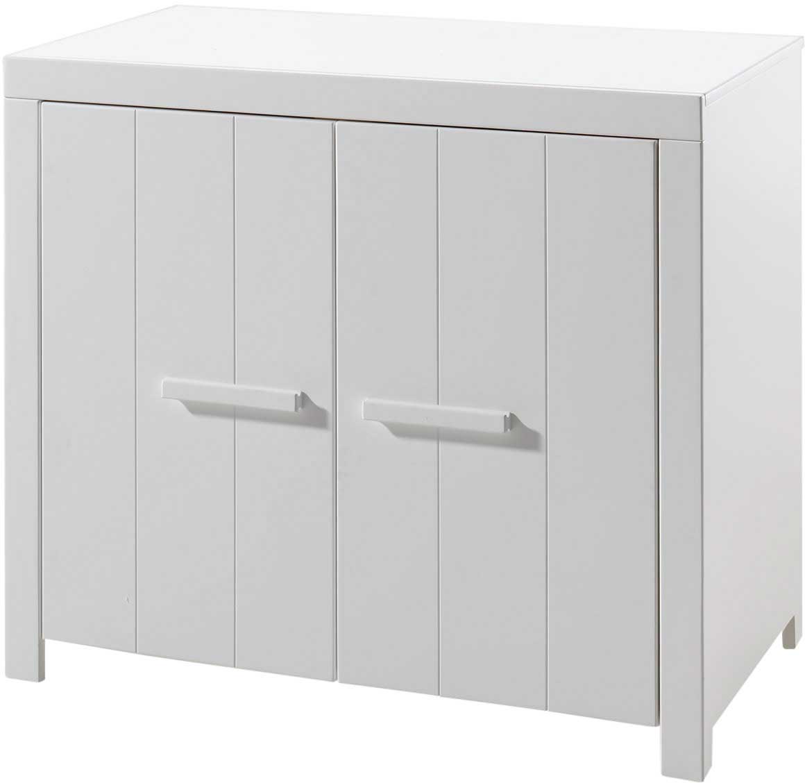 Commode Erik avec 2 portes - blanc