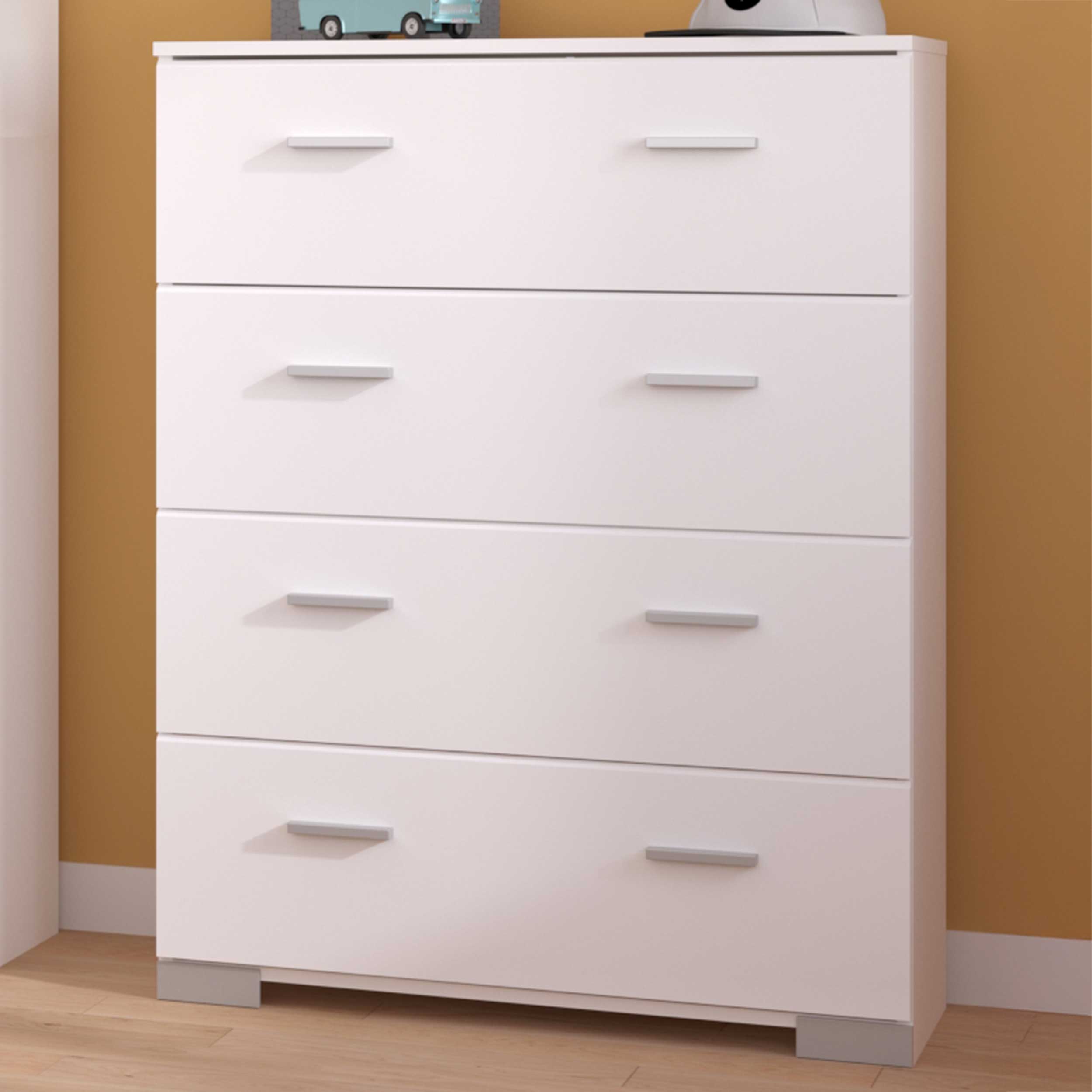 Commode Gemma 4 tiroirs - blanc