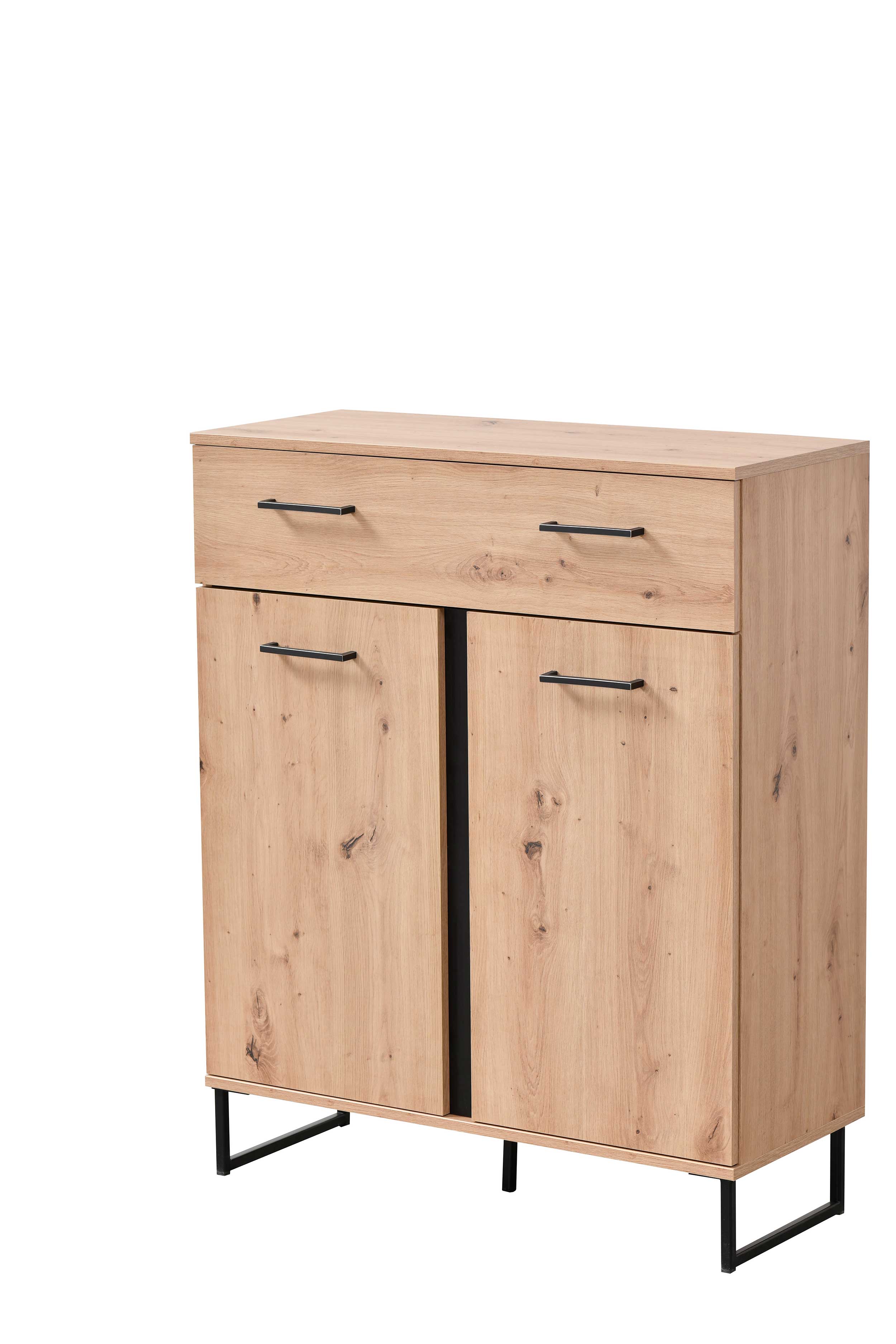 Commode Hoggas 2 portes & 1 tiroir - chêne - Image 7