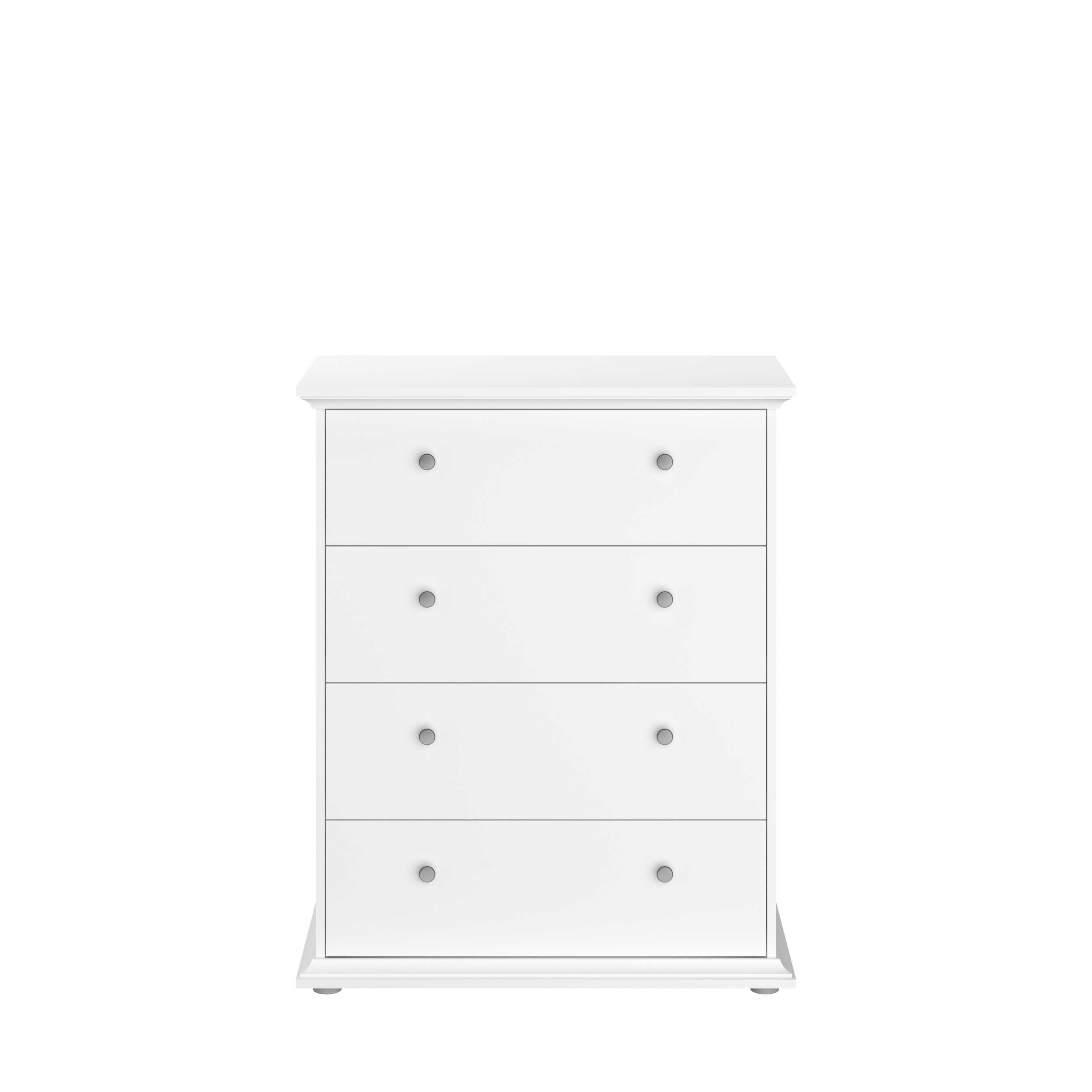 Commode Morgane 4 tiroirs - blanc - Image 11