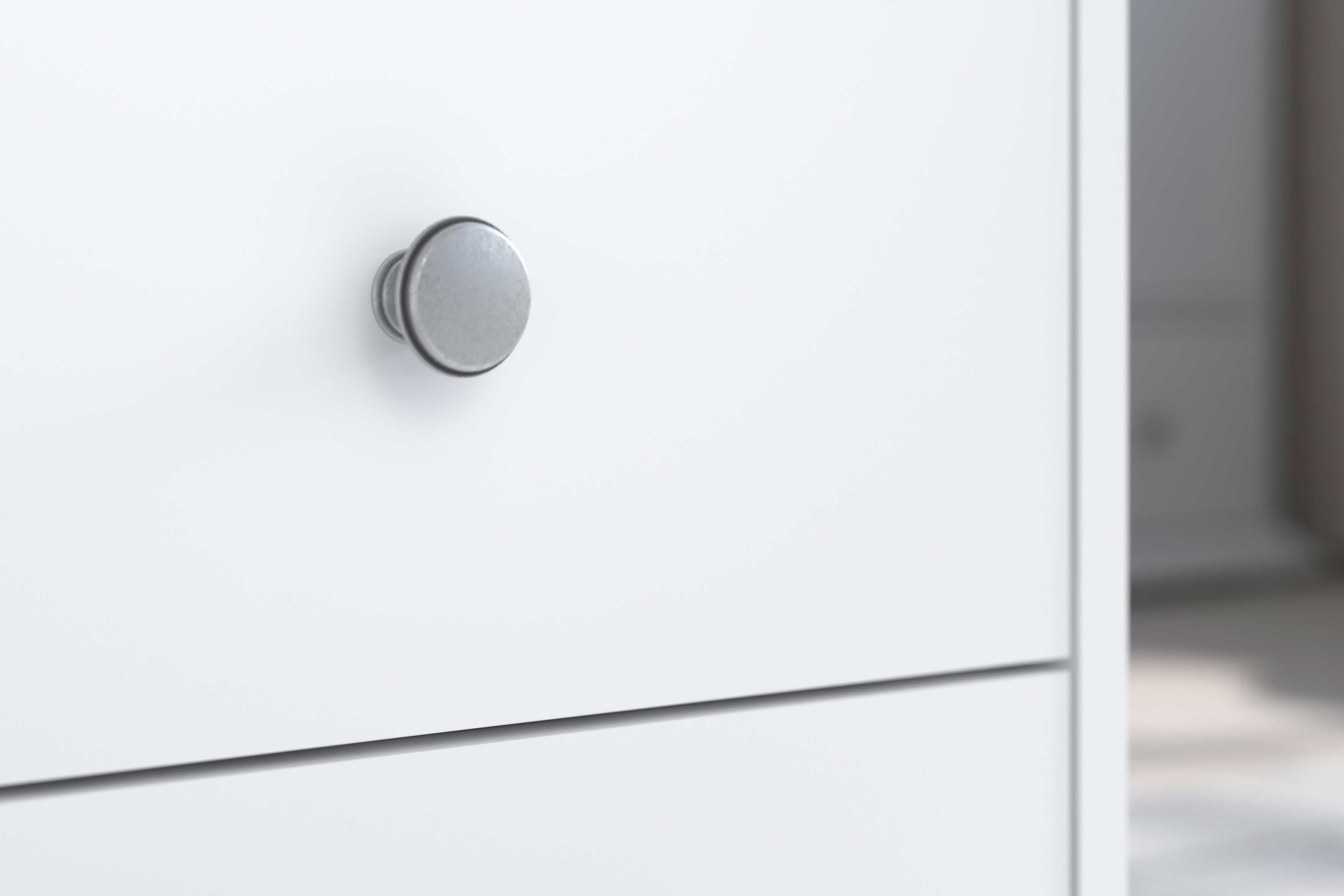 Commode Morgane 4 tiroirs - blanc - Image 4