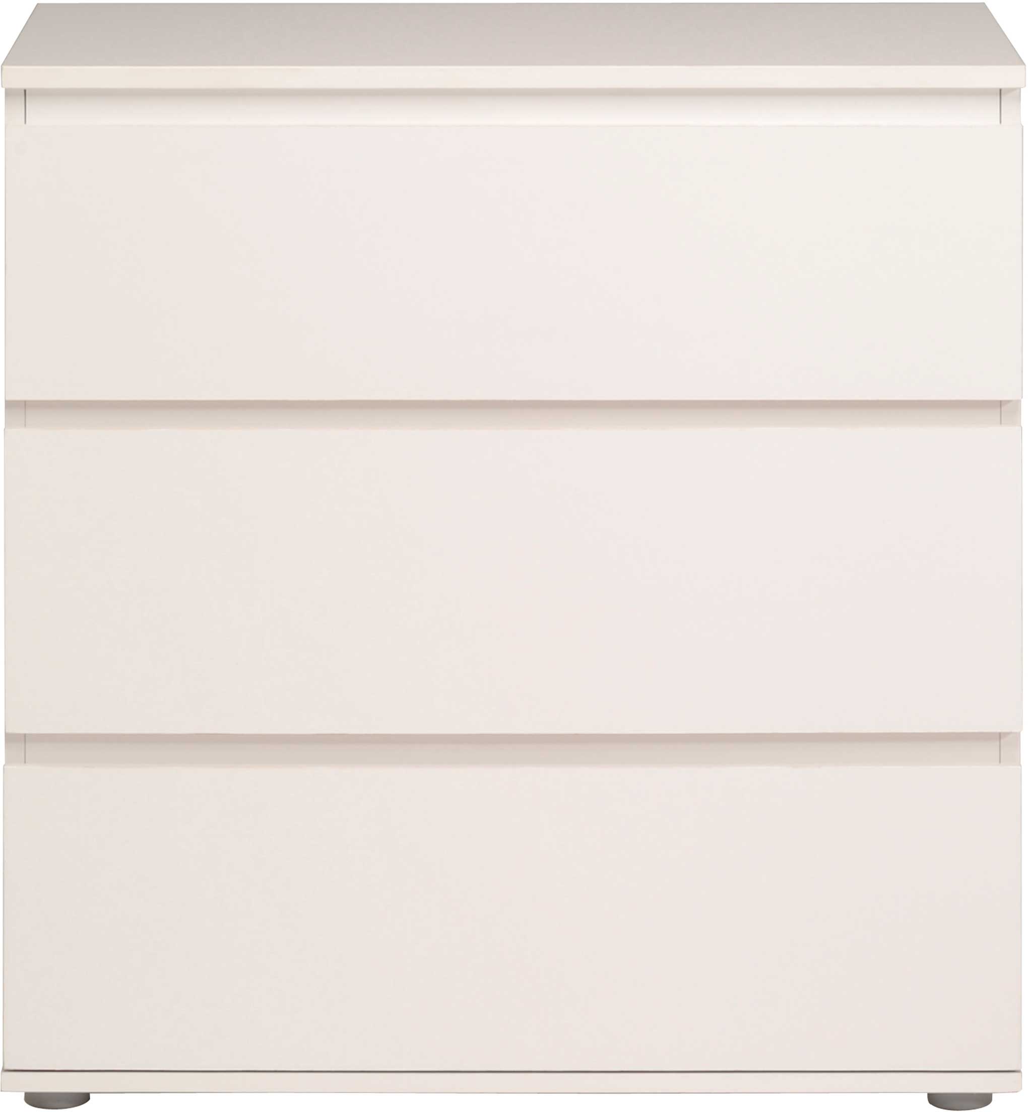 Commode Nux 3 tiroirs - blanc - Image 3