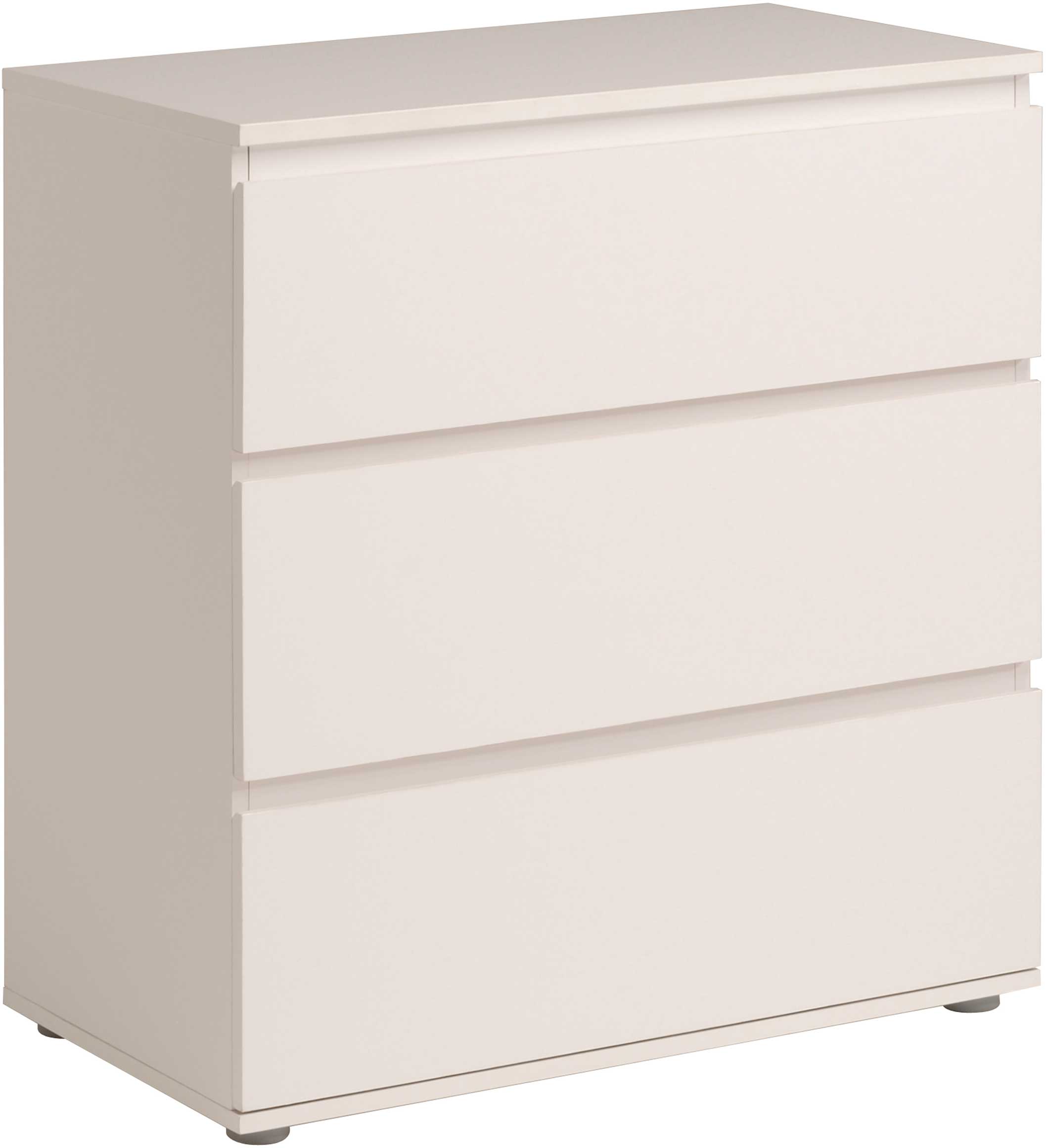 Commode Nux 3 tiroirs - blanc - Image 4