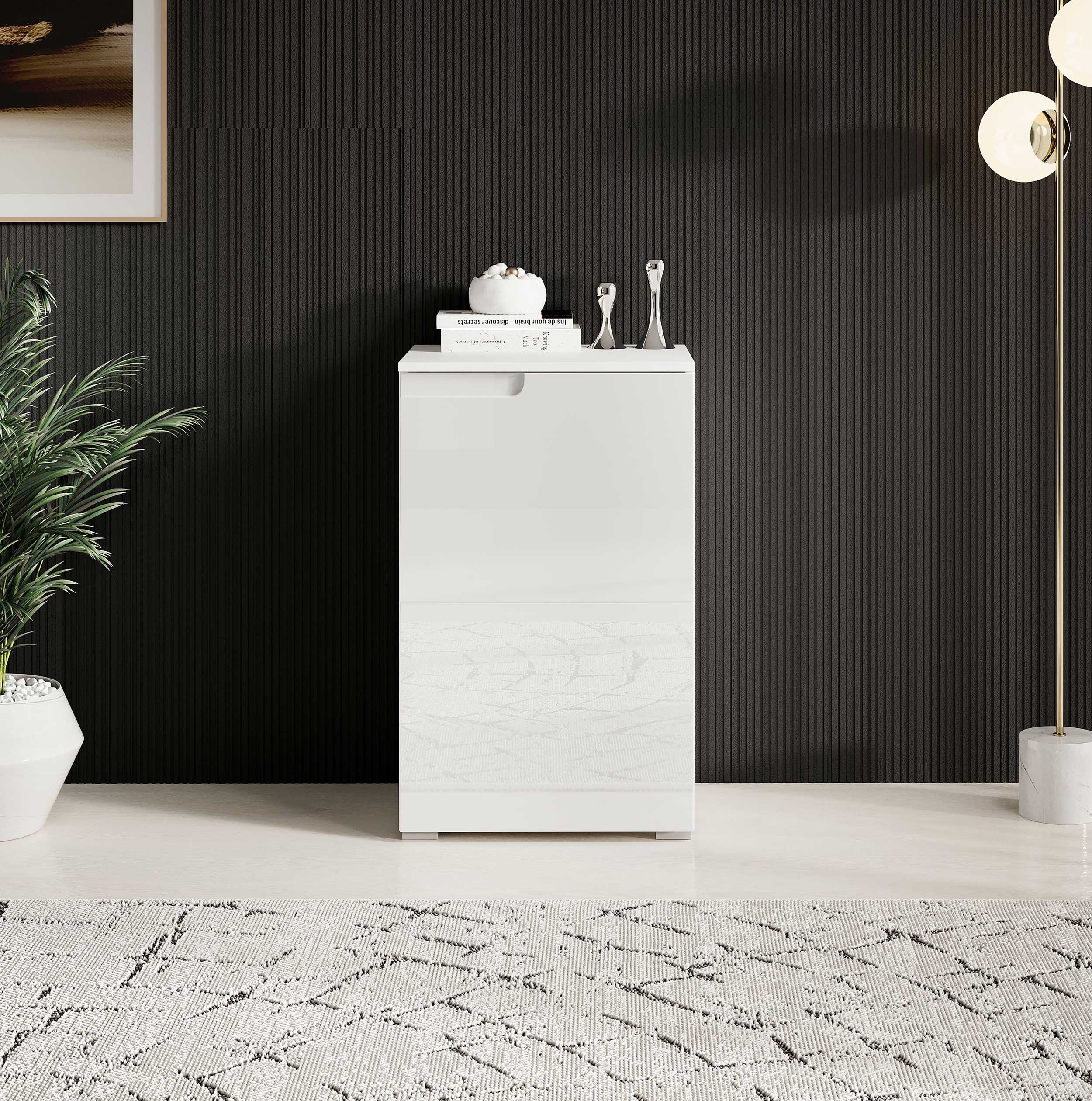 Commode Peso 1 porte - blanc - Image 8