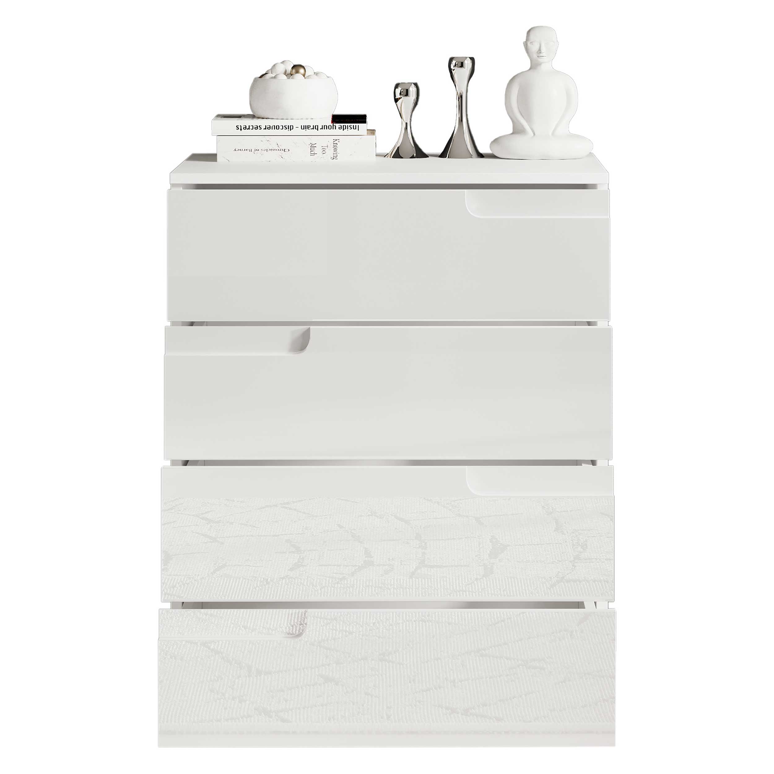 Commode Peso 4 tiroirs - blanc - Image 2