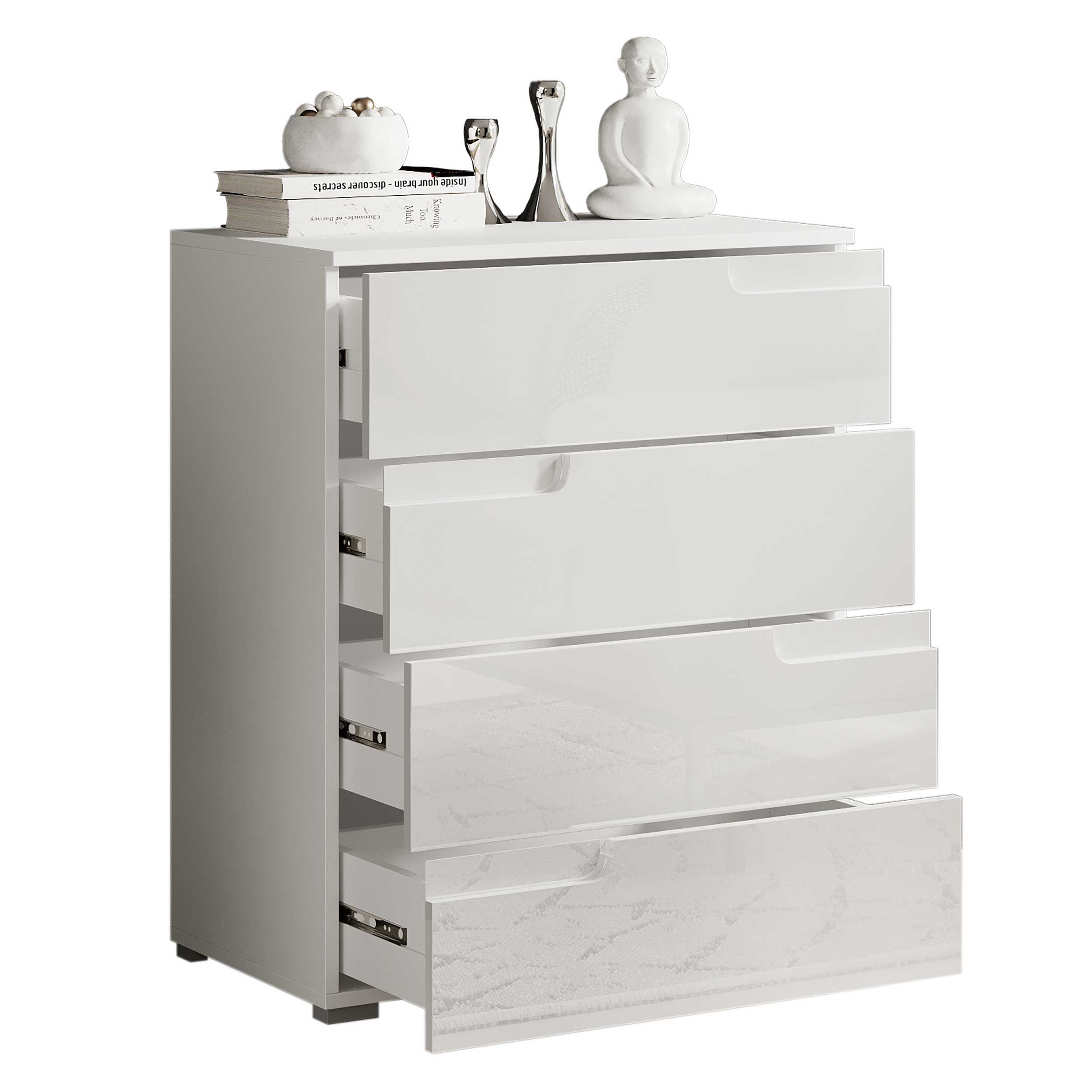Commode Peso 4 tiroirs - blanc - Image 3