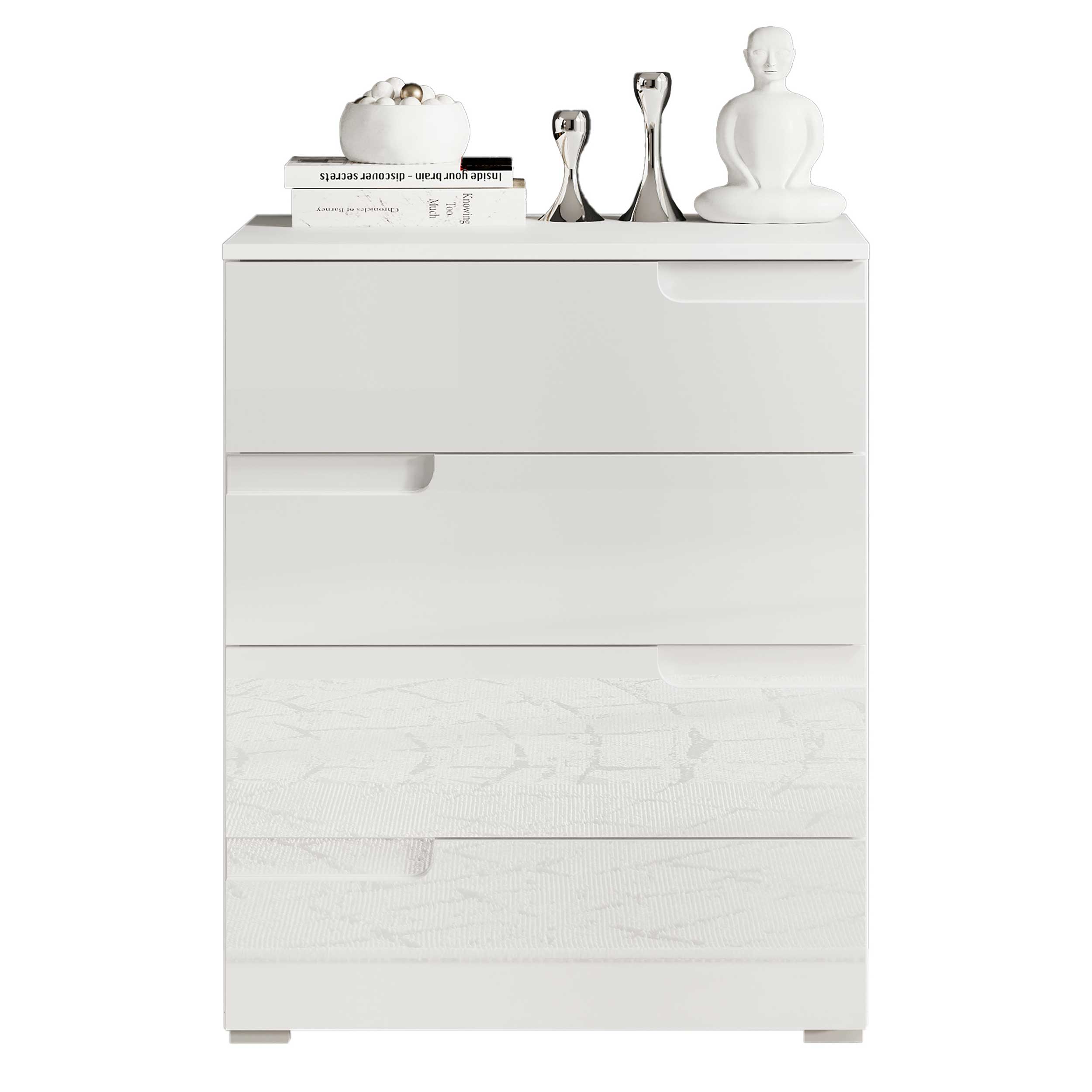 Commode Peso 4 tiroirs - blanc - Image 5