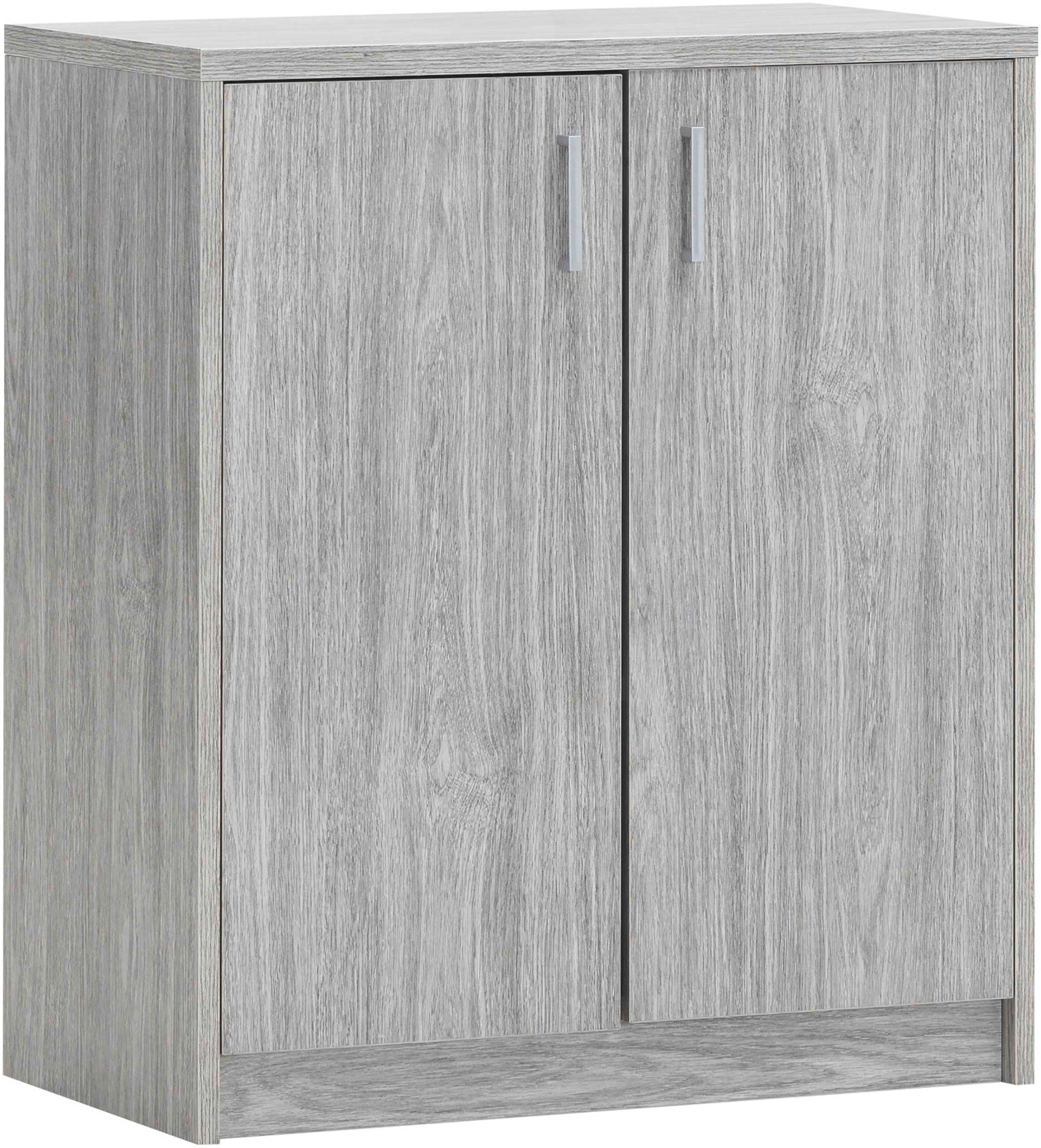 Commode Spacio 84cm 2 portes - chêne gris - Image 3