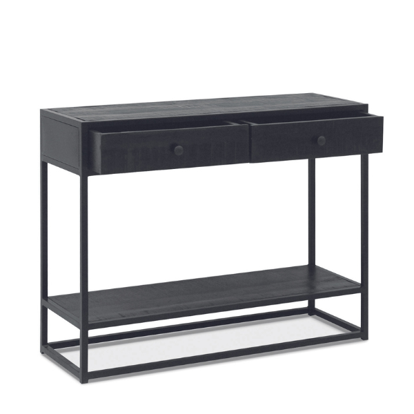 Console Alessandra-bois de mango noir - Image 6