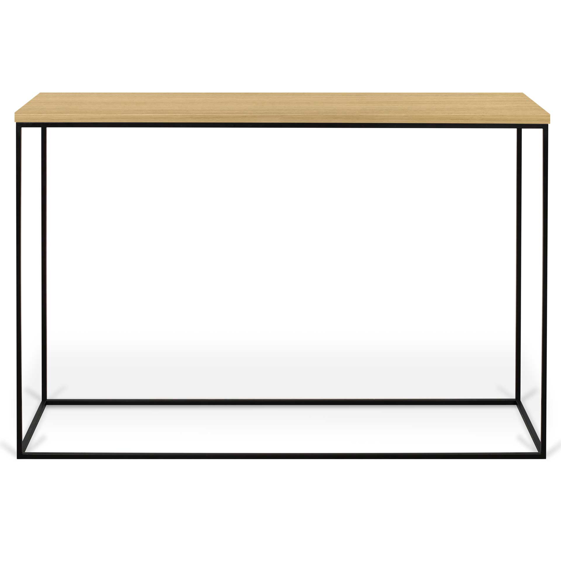 Console Gleam 120cm - chêne/acier - Image 2