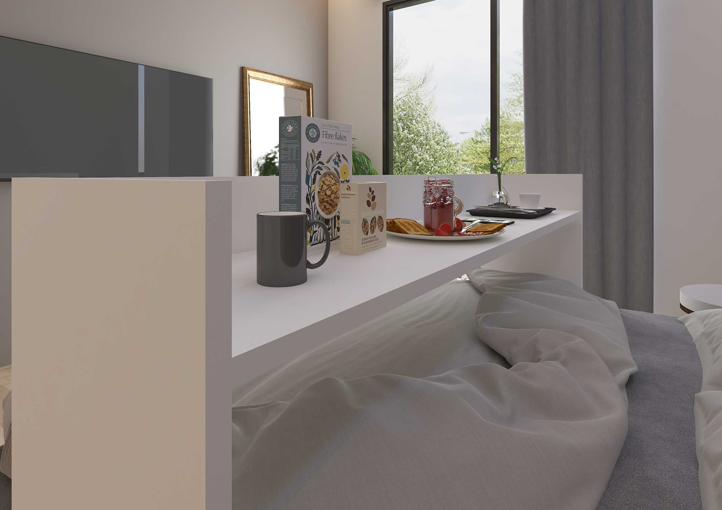 Console Navas 175cm - blanc - Image 8