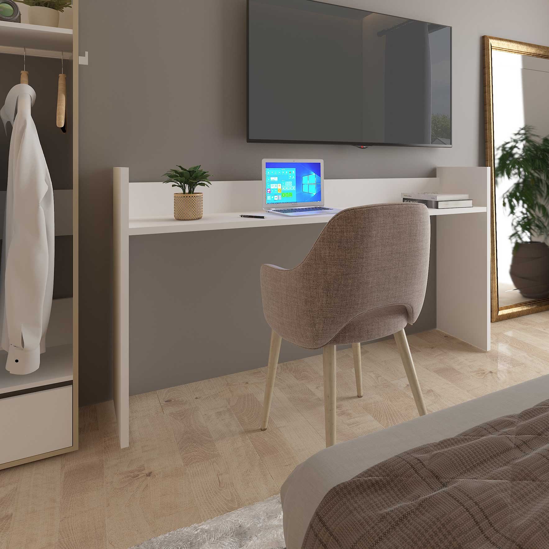 Console Navas 175cm - blanc