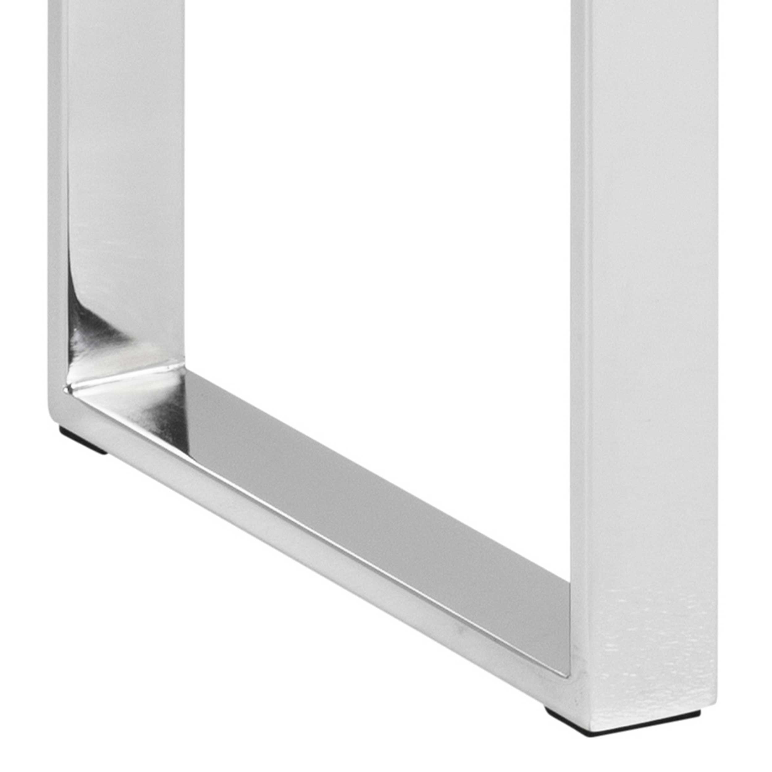 Console Nicola 110cm - plateau en verre/métale - Image 2