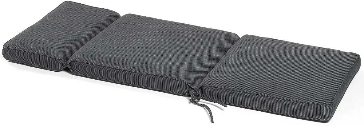 Coussin chaise de jardin réglable - anthracite