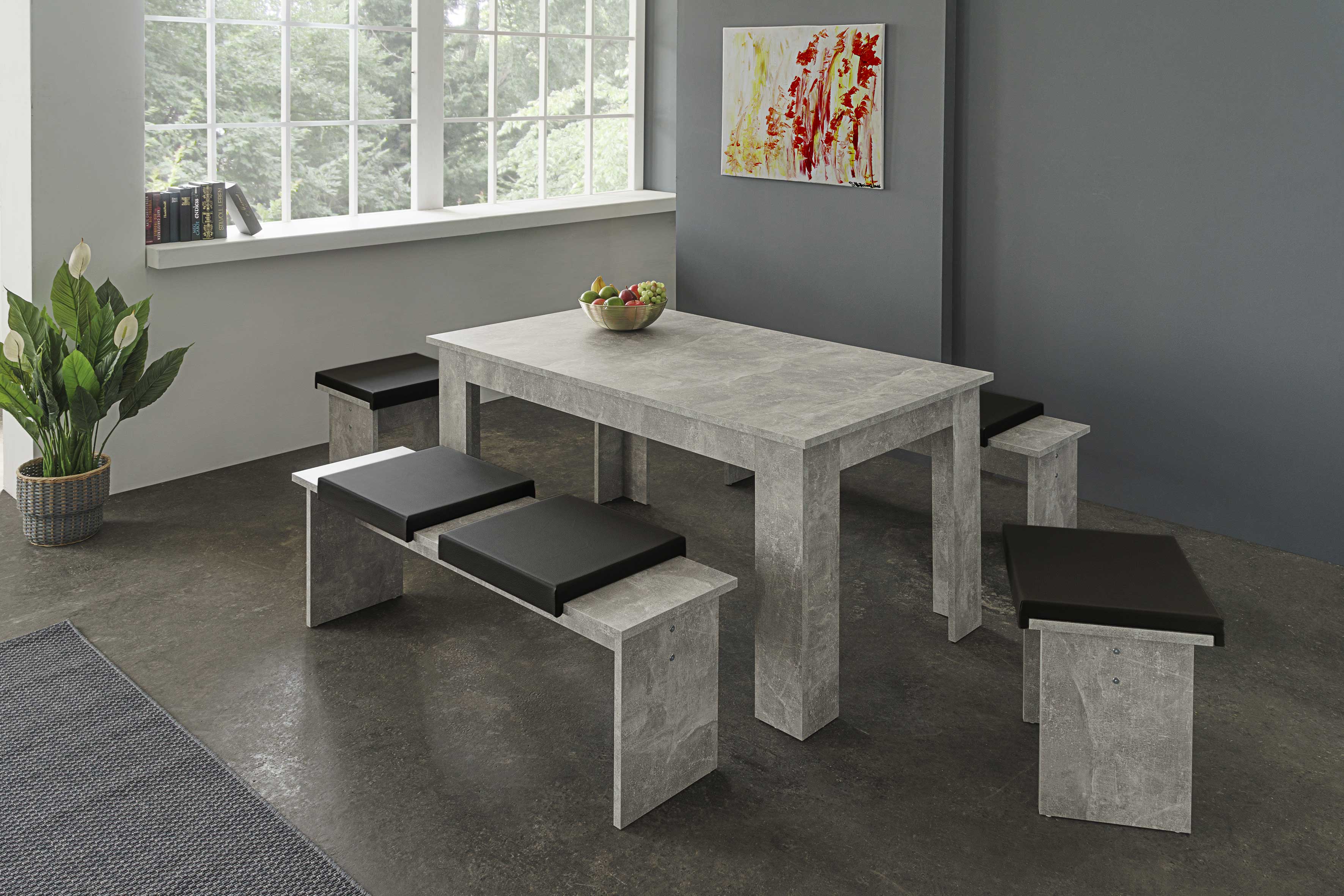 Coussin Madagaskar pour banc Munich - noir - Image 3