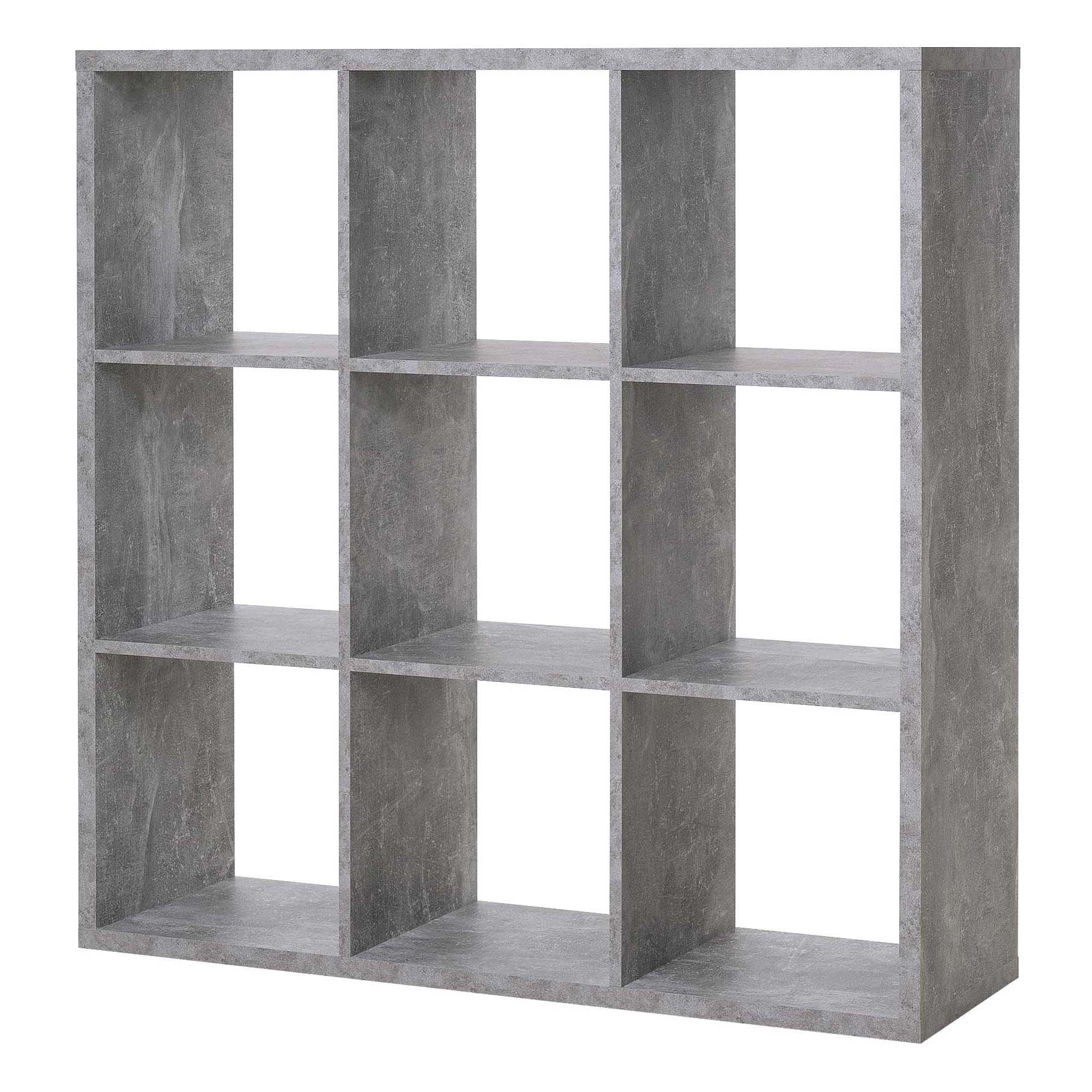 Cube de rangement Max 9 niches - béton