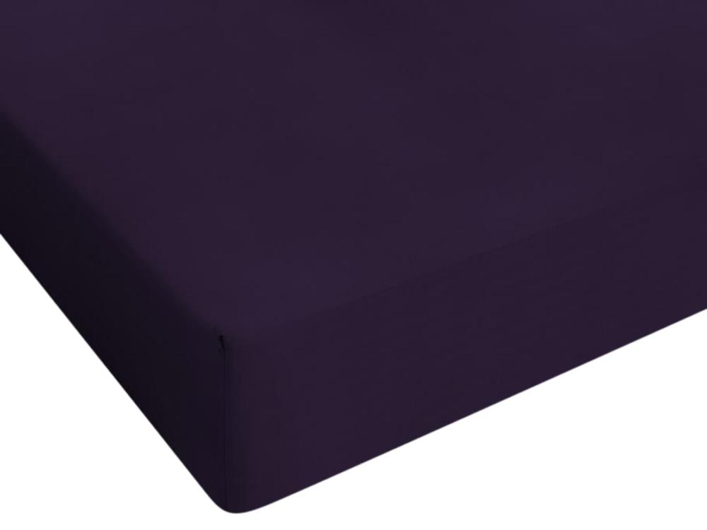 Drap-housse Jersey violet 80/90/100x200cm