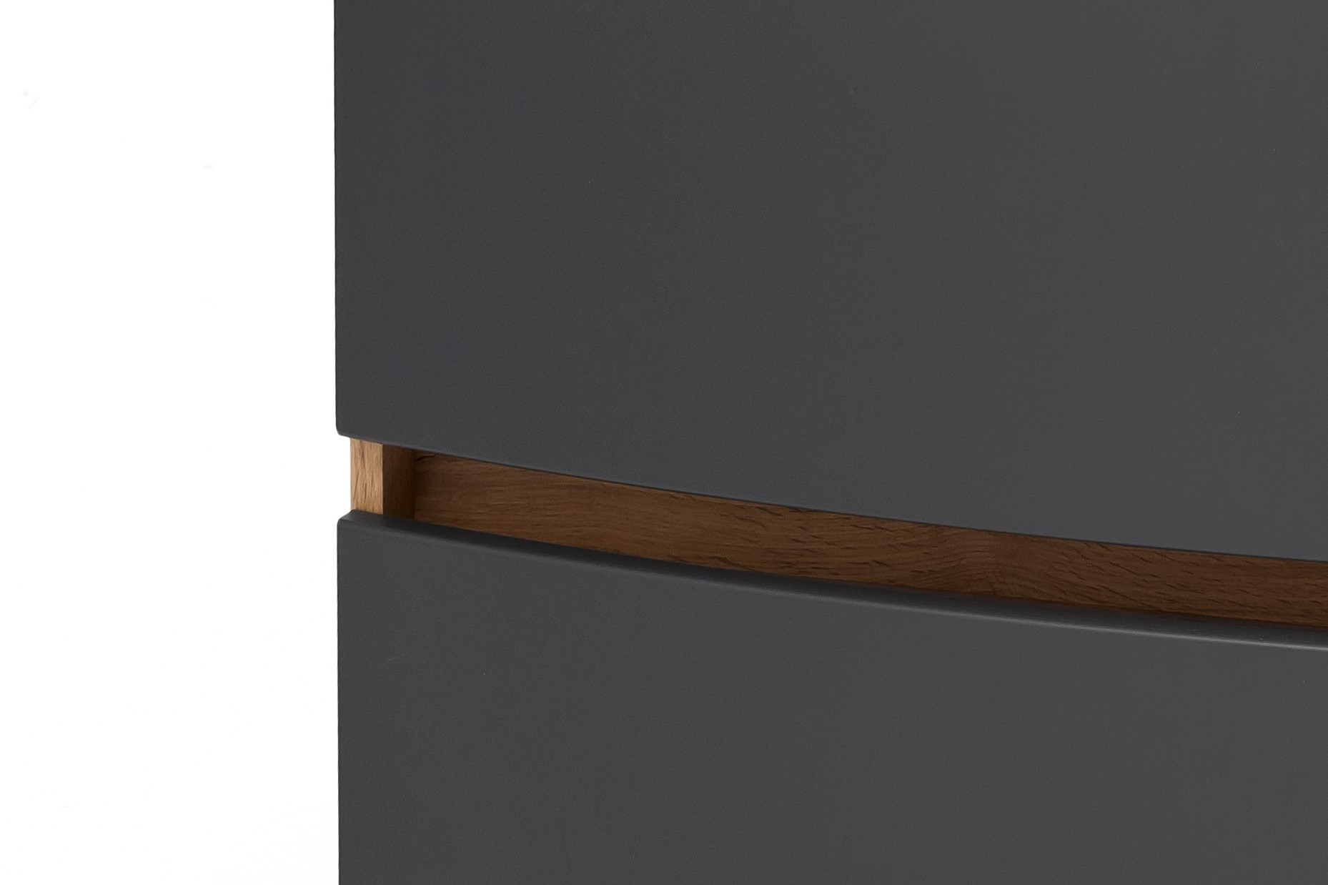 Ensemble de salle de bains Kornel 11 à 5 pièces avec vasque blanche - chêne/gris mat - Image 11