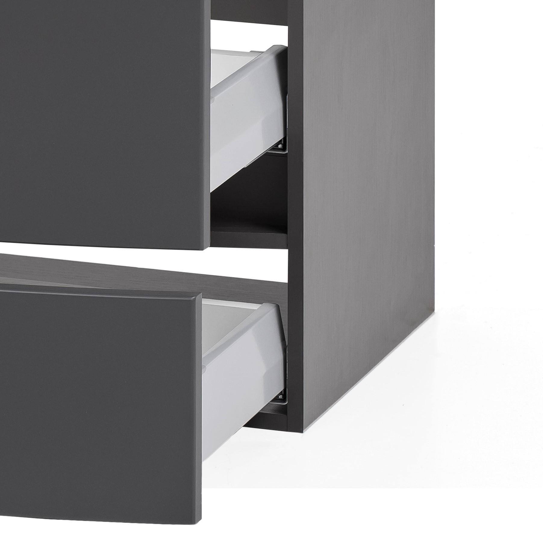 Ensemble de salle de bains Kornel 14 à 5 pièces avec vasque grise - gris graphite - Image 10