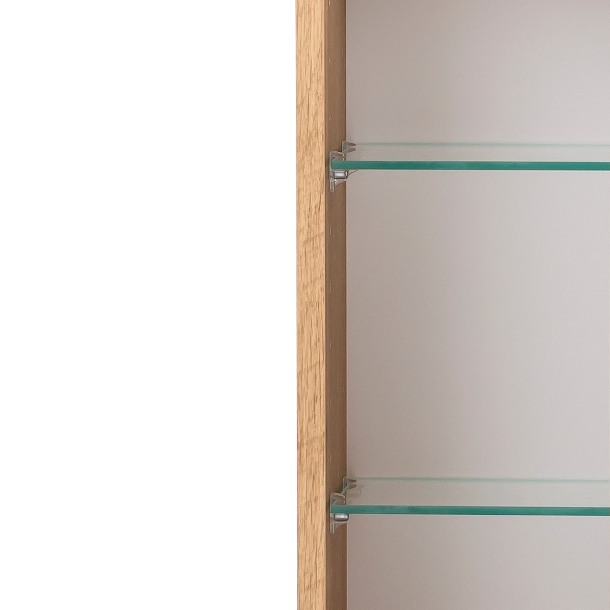 Ensemble salle de bains Kornel 3 à 3 pièces avec vasque blanche - chêne/blanc mat - Image 11