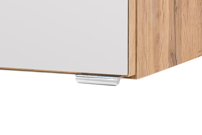 Ensemble salle de bains Kornel 3 à 3 pièces avec vasque blanche - chêne/blanc mat - Image 10