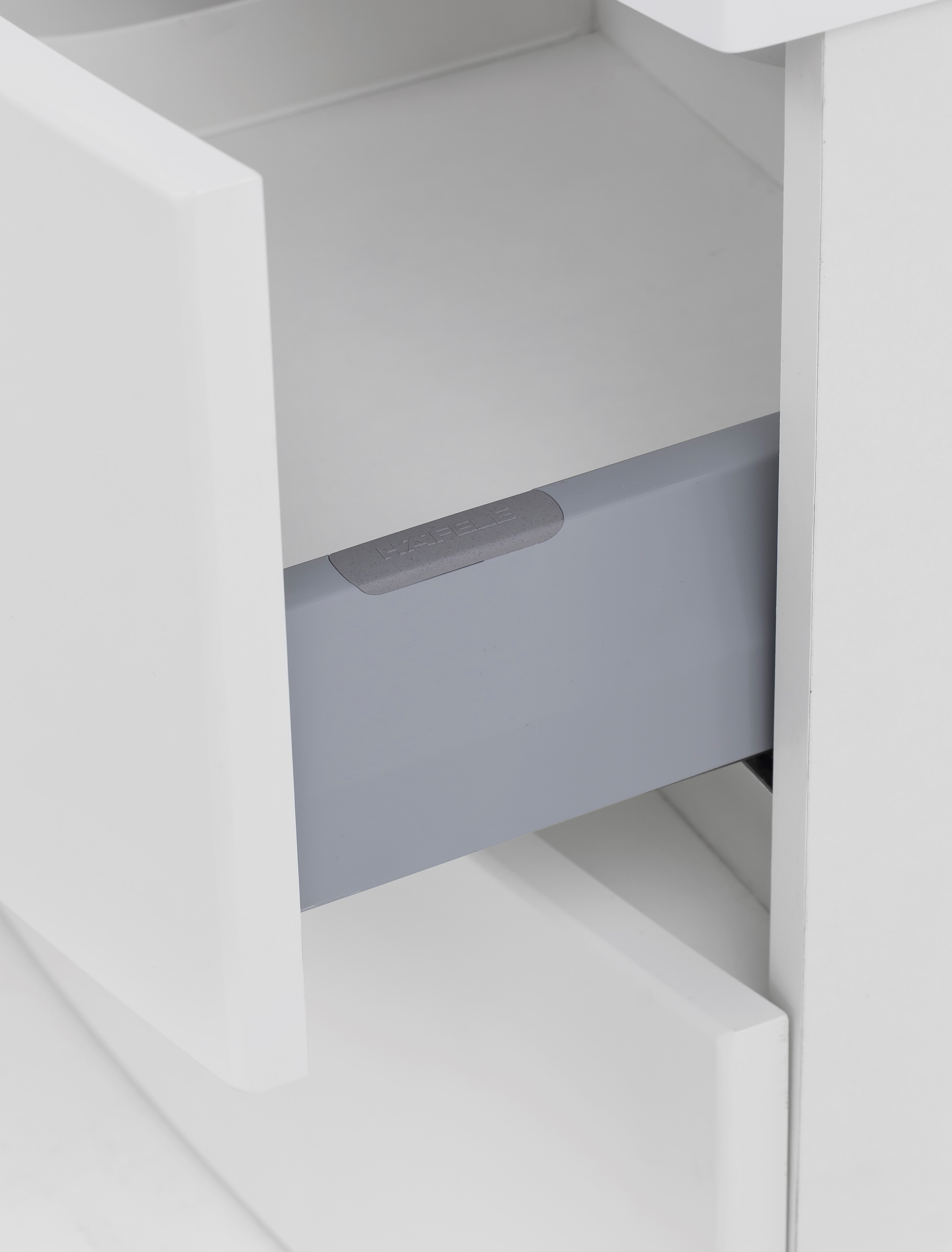 Ensemble salle de bains Kornel 9 à 4 pièces avec vasque blanche - blanc - Image 12