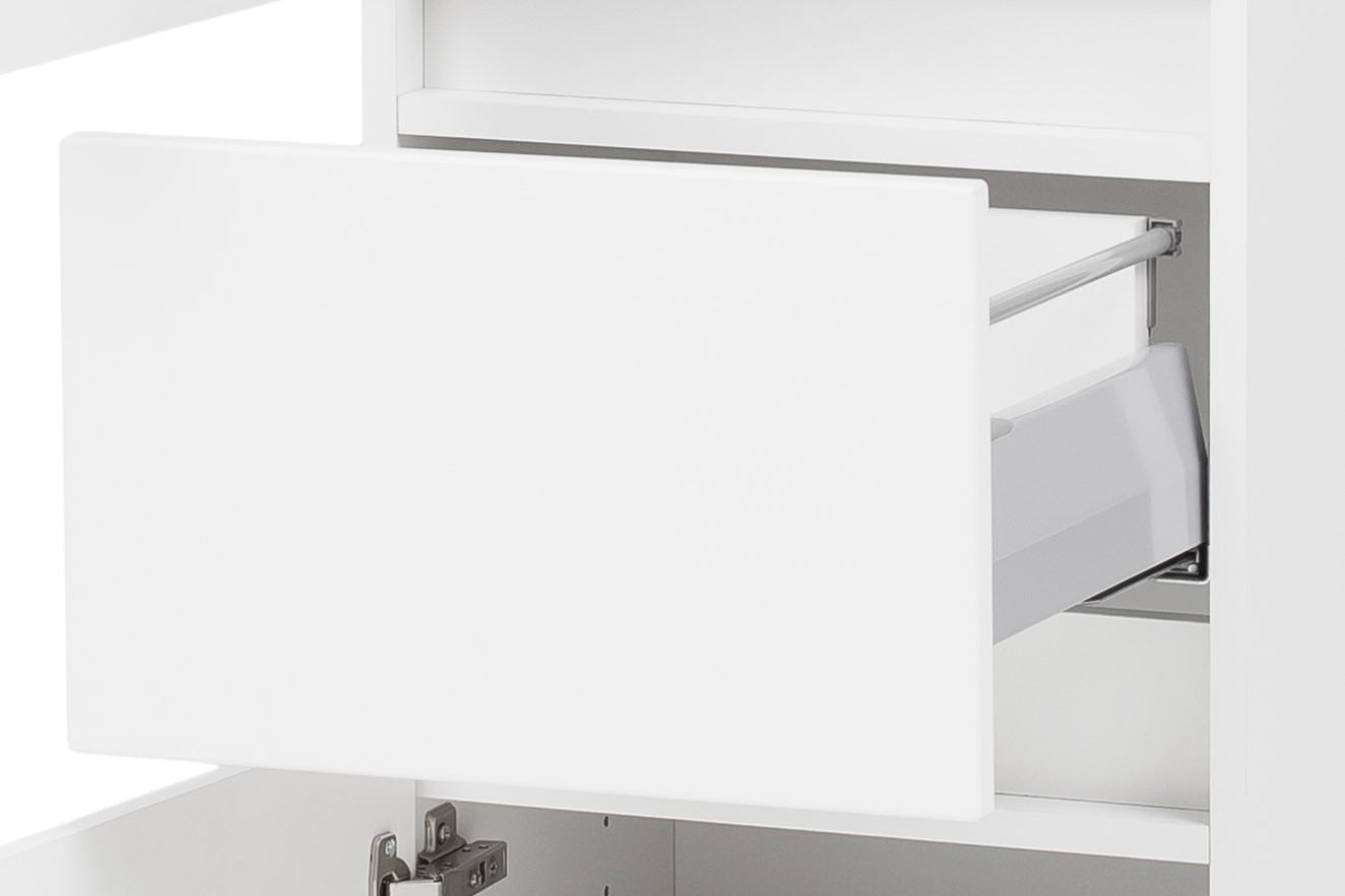 Ensemble salle de bains Kornel 9 à 4 pièces avec vasque blanche - blanc - Image 8