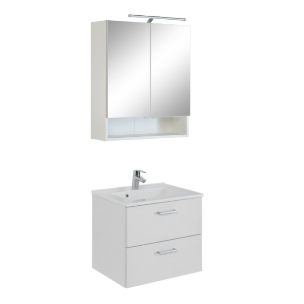 Ensemble Salle de bains Ricca 1 - blanc