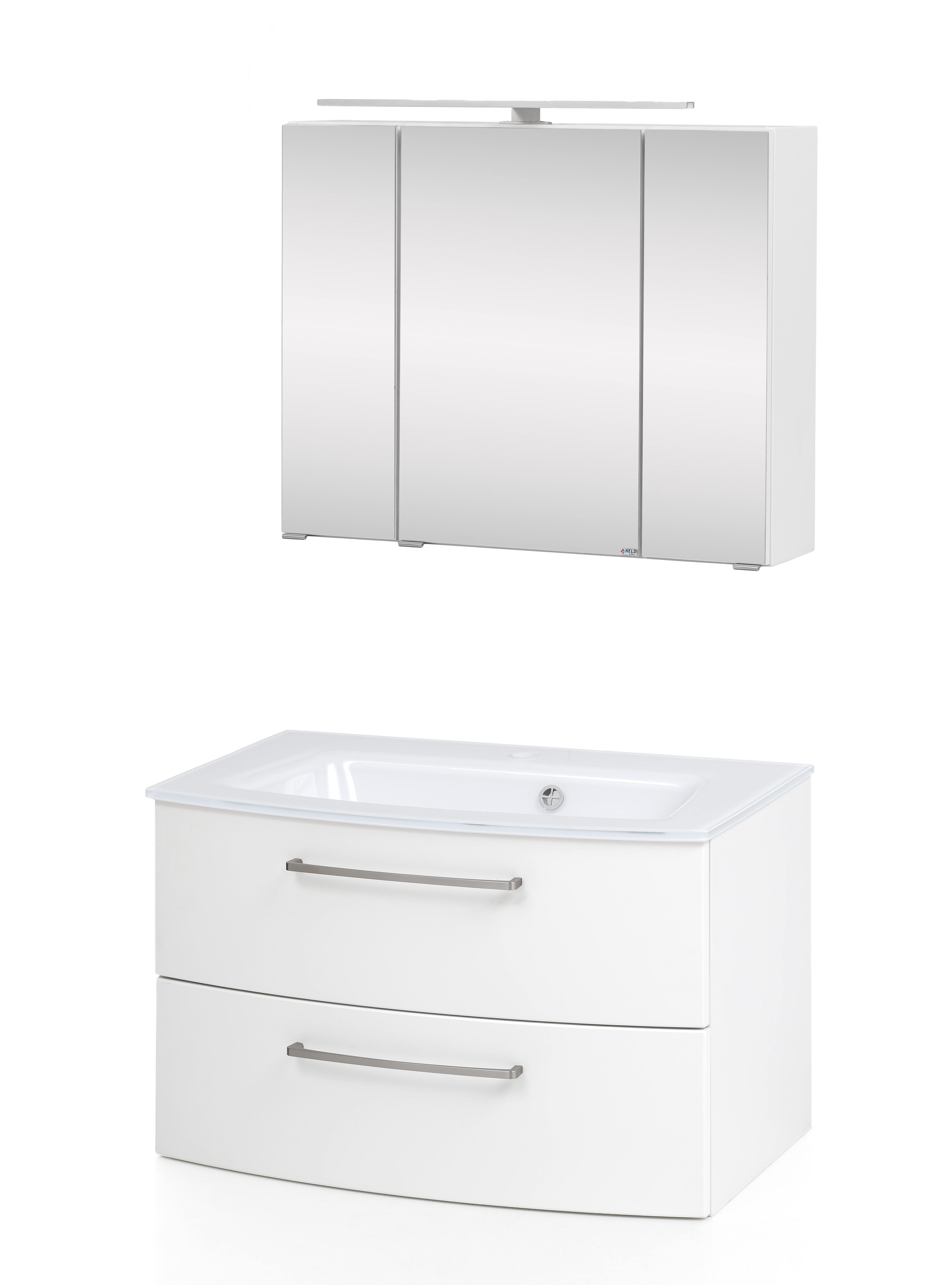 Ensemble salle de bains Stivan 2 pièces avec vasque blanche - blanc - Image 11