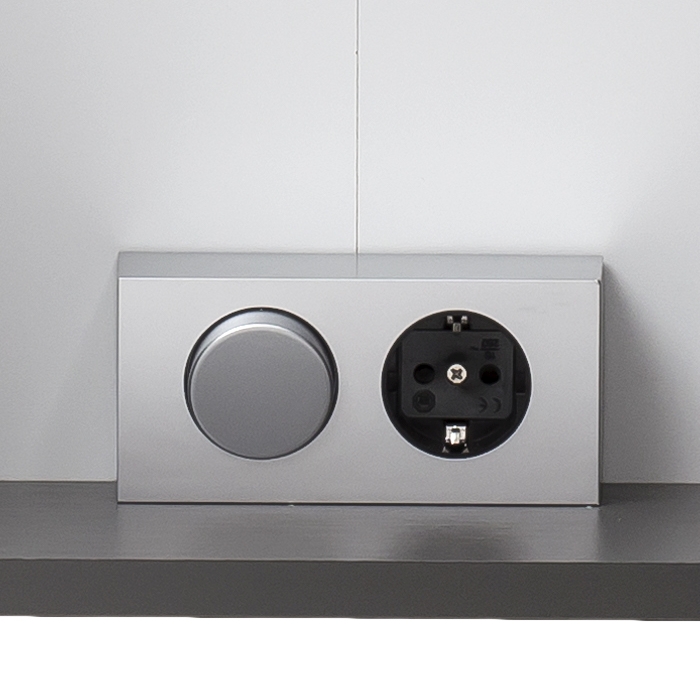 Ensemble salle de bains Stivan 2 pièces avec vasque blanche - chêne gris - Image 8