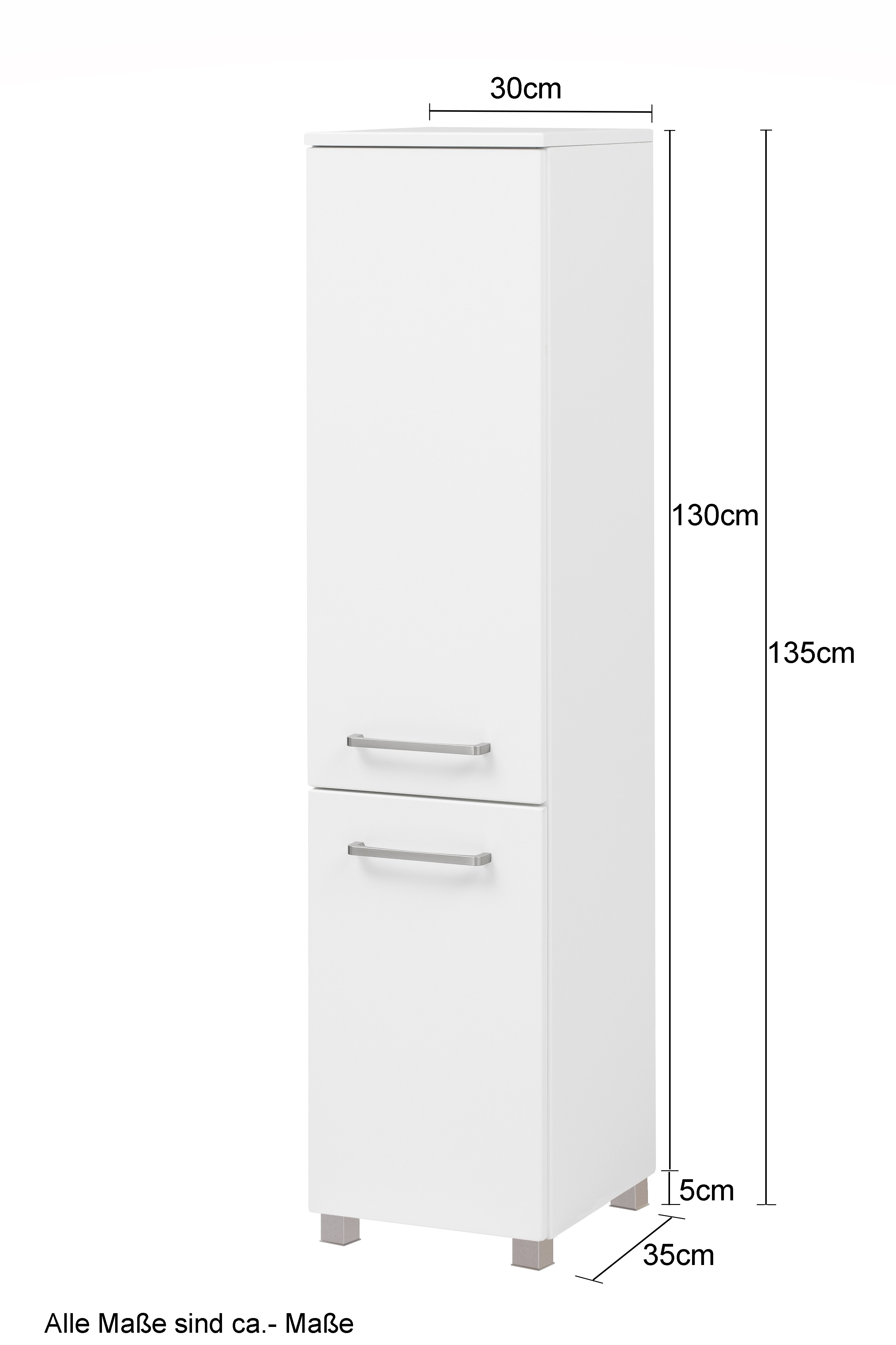 Ensemble salle de bains Stivan 3 pièces avec vasque blanche - blanc - Image 7