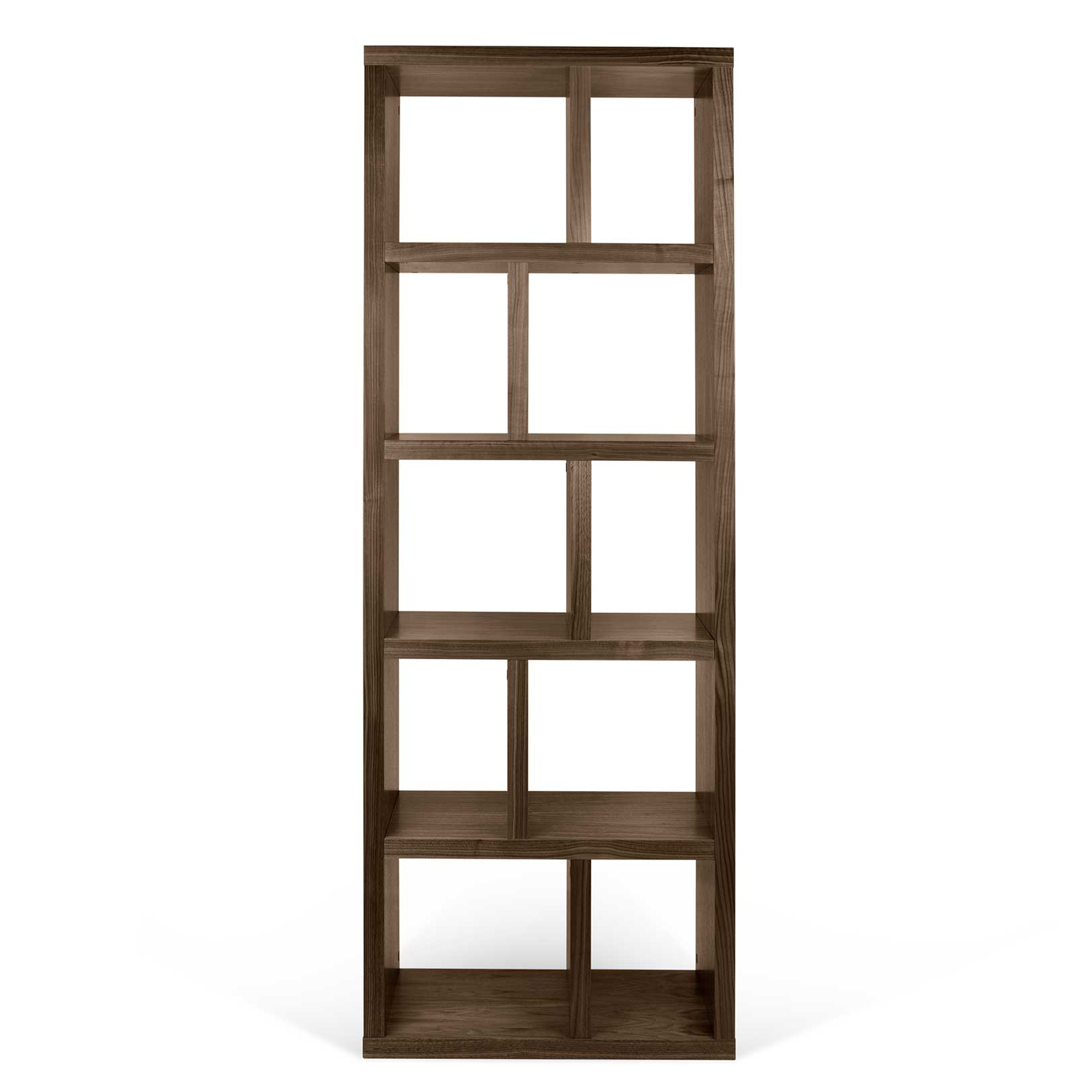 Etagère Berkeley 70 cm 5 niveaux - placage noyer - Image 5