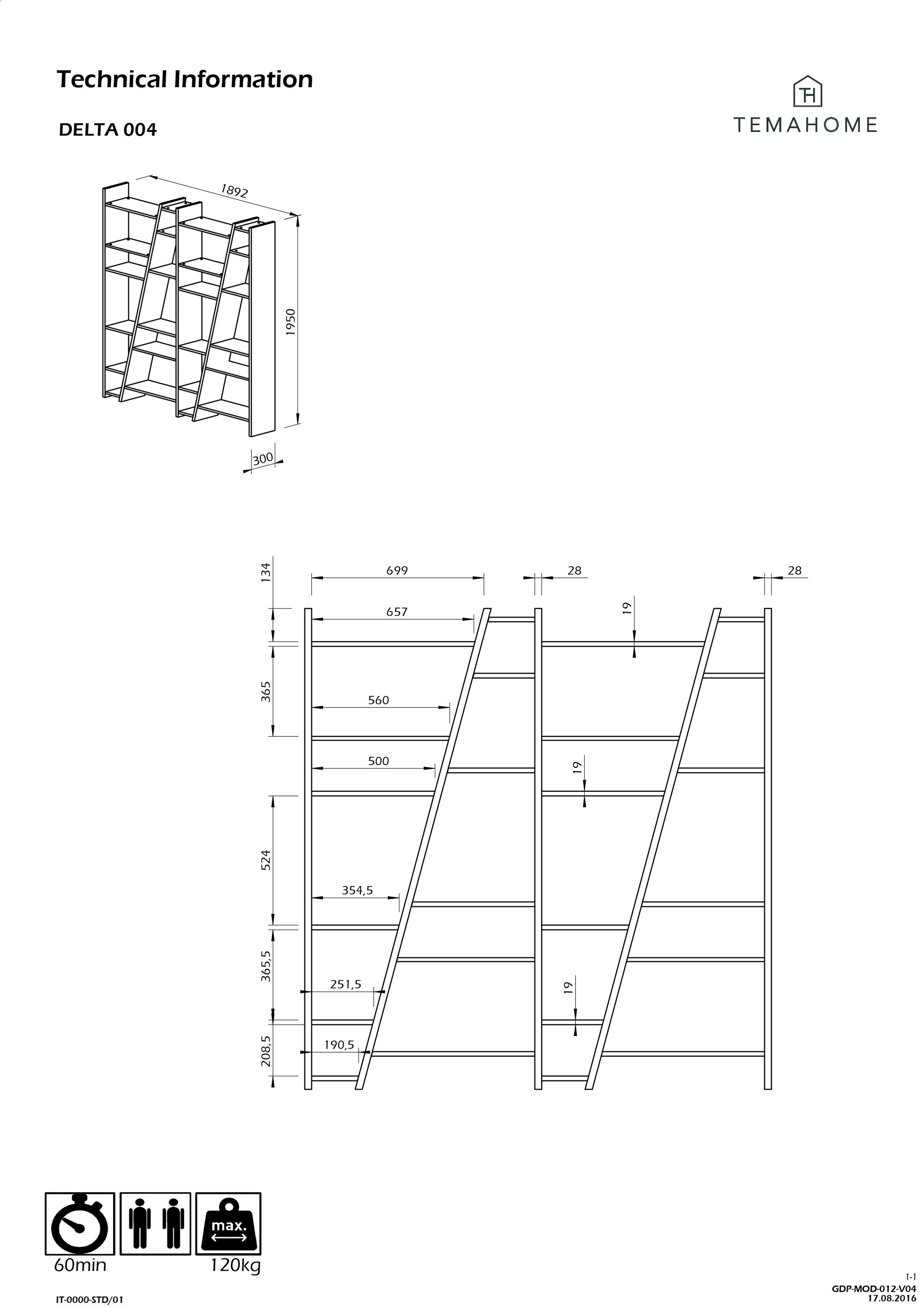 Etagère Dallas 4 - blanc - Image 3