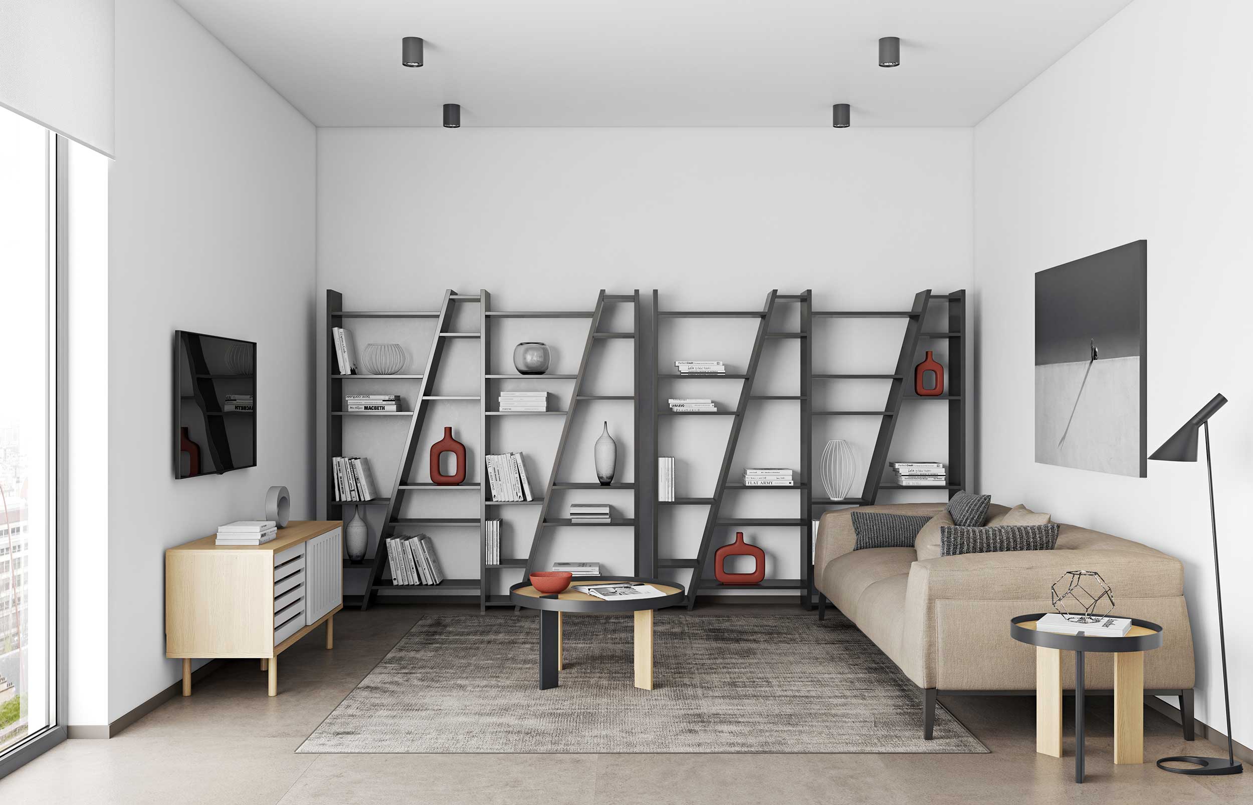 Etagère Dallas 4 - noir - Image 8