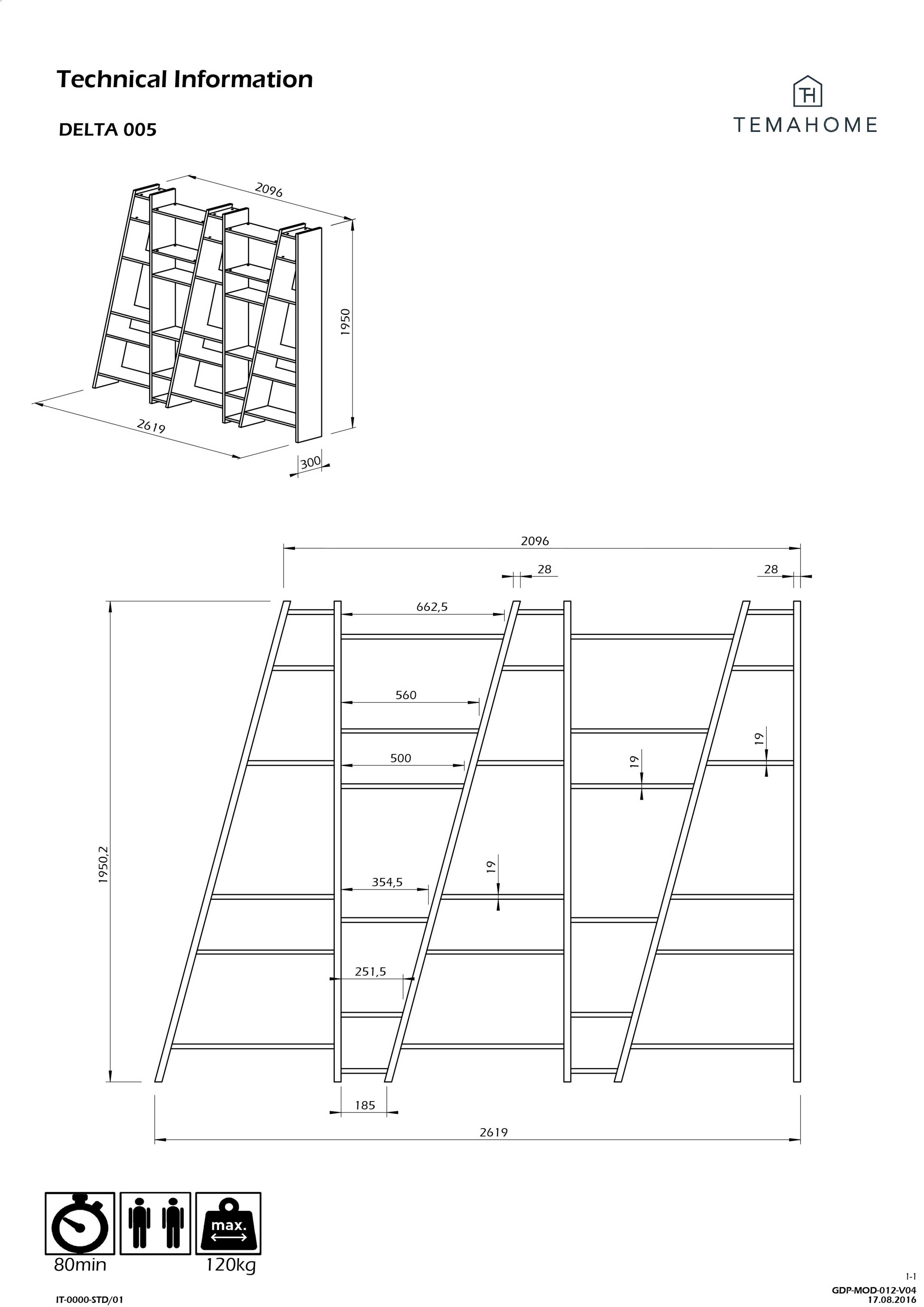 Etagère Dallas 5 - blanc - Image 2