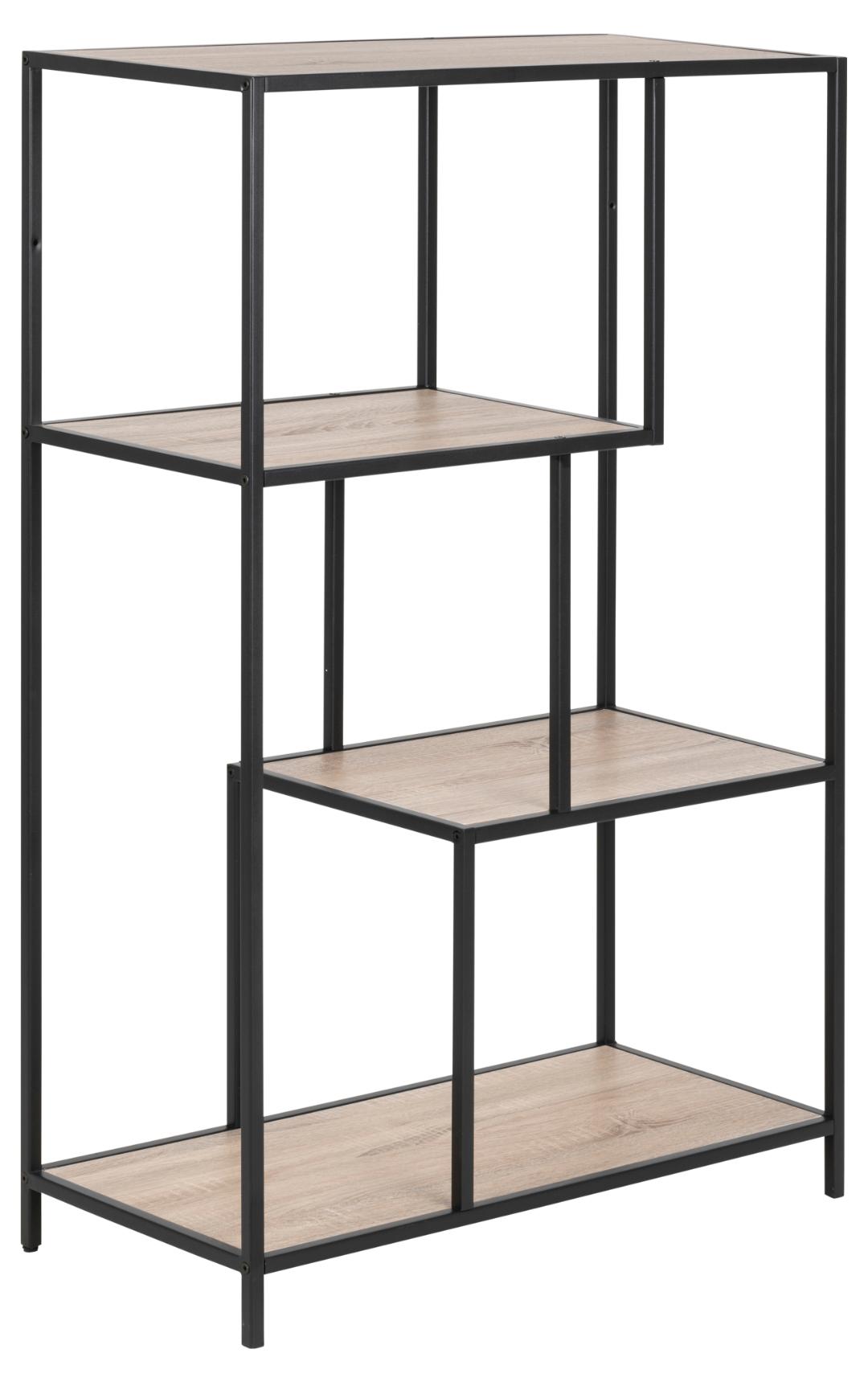 Etagère Dover 2 tablettes - noir/chêne Sonoma - Image 6