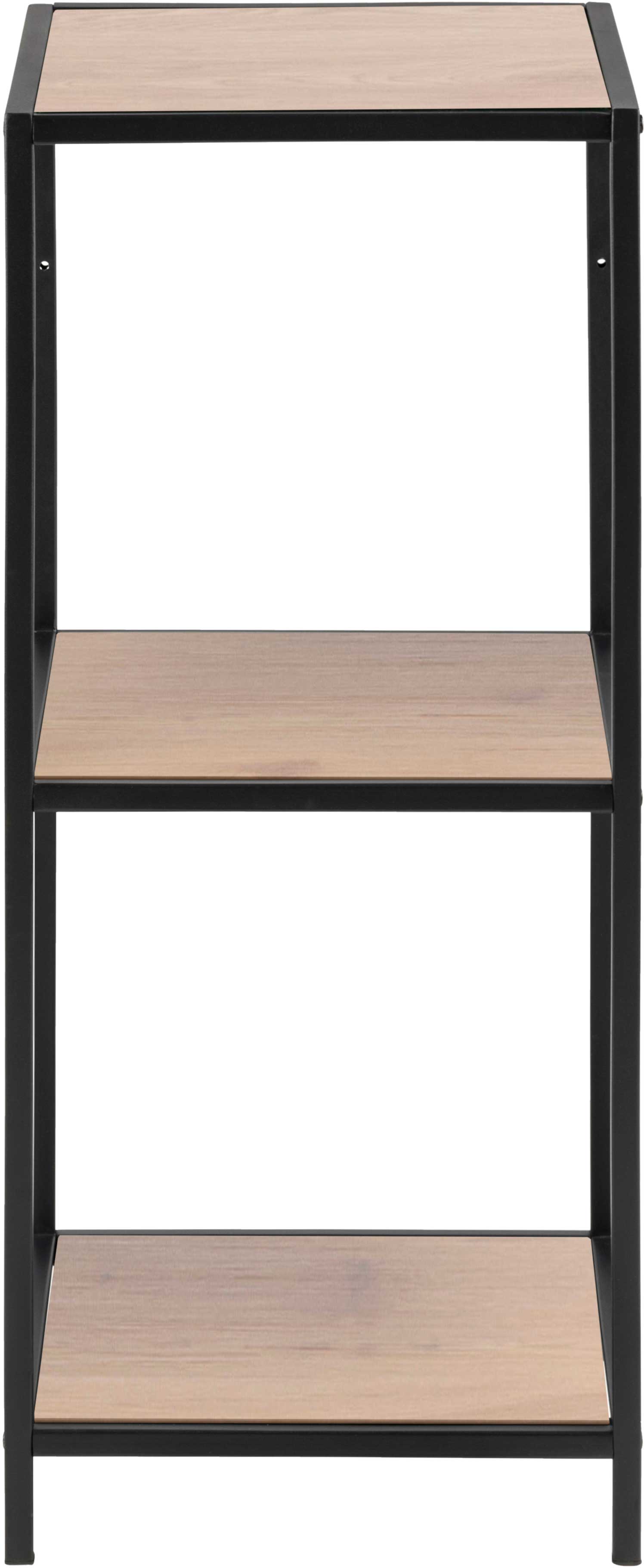 Étagère Dover 37cm, 2 étagères - noir/chêne - Image 2