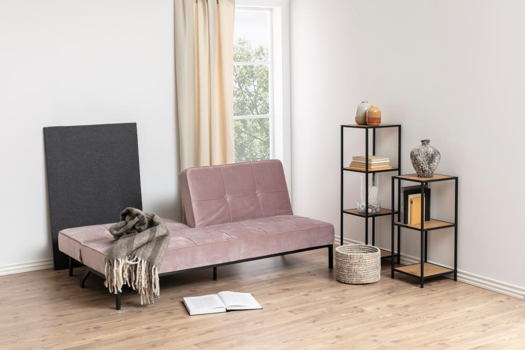 Étagère Dover 37cm, 3 étagères - noir/chêne - Image 3