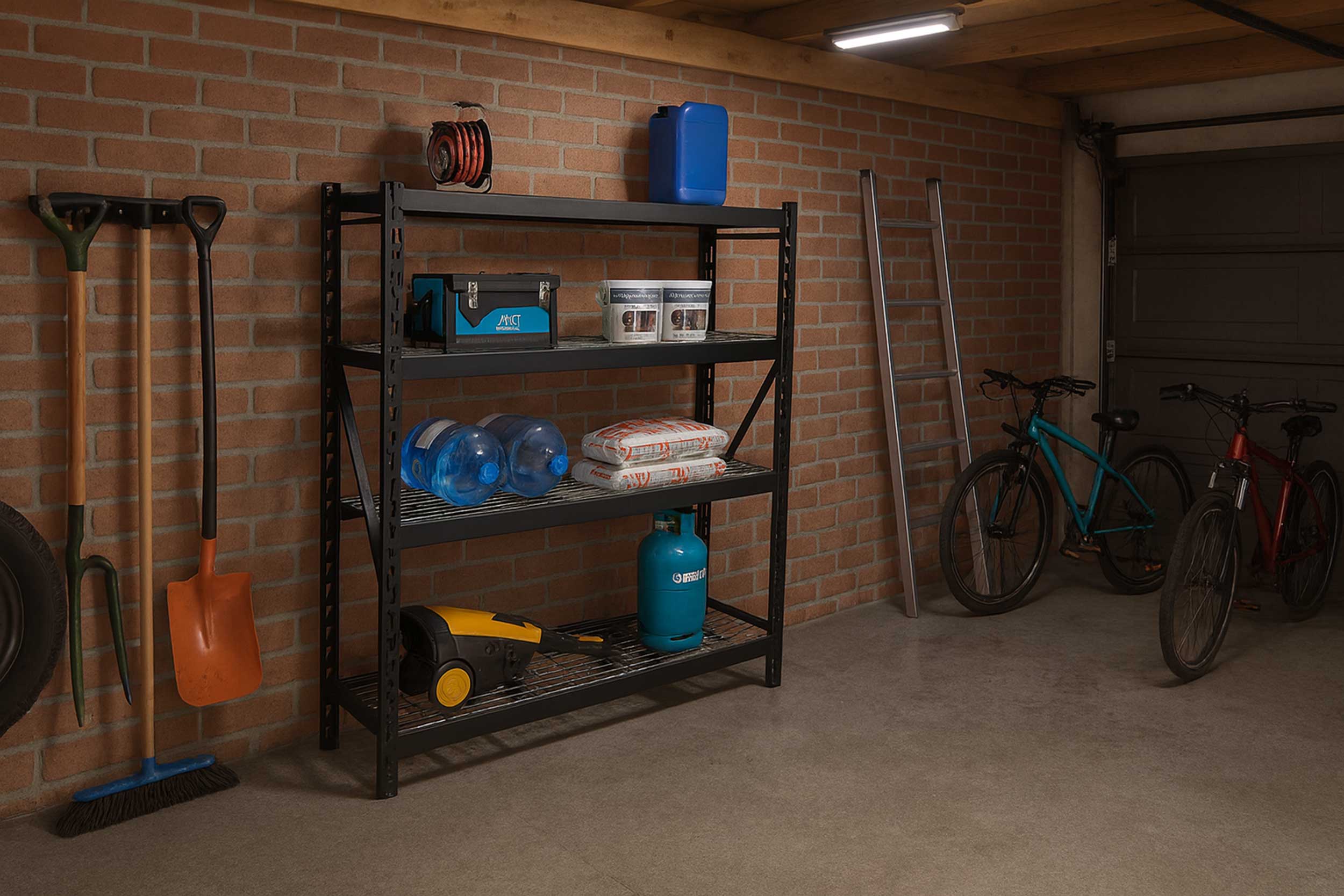 Etagère industrielle 500 kg - noir - Image 6