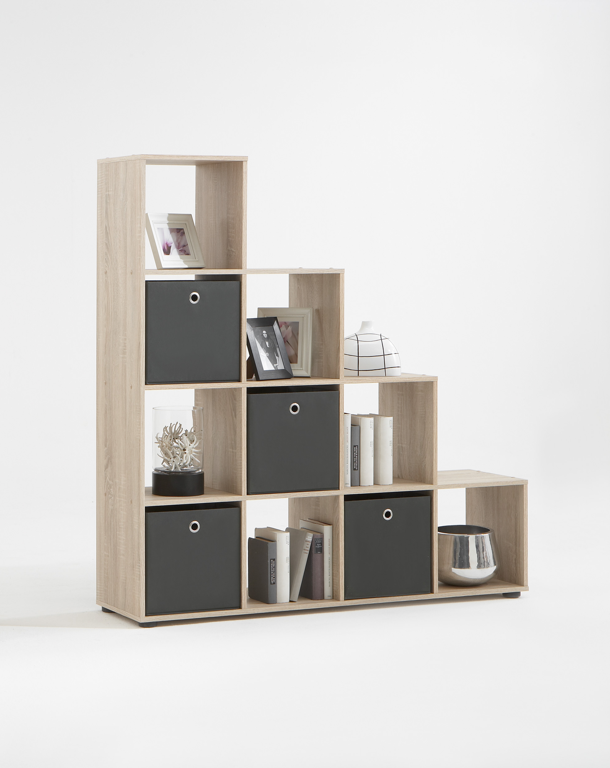 Étagère Méga 10 niches - chêne brun - Image 3